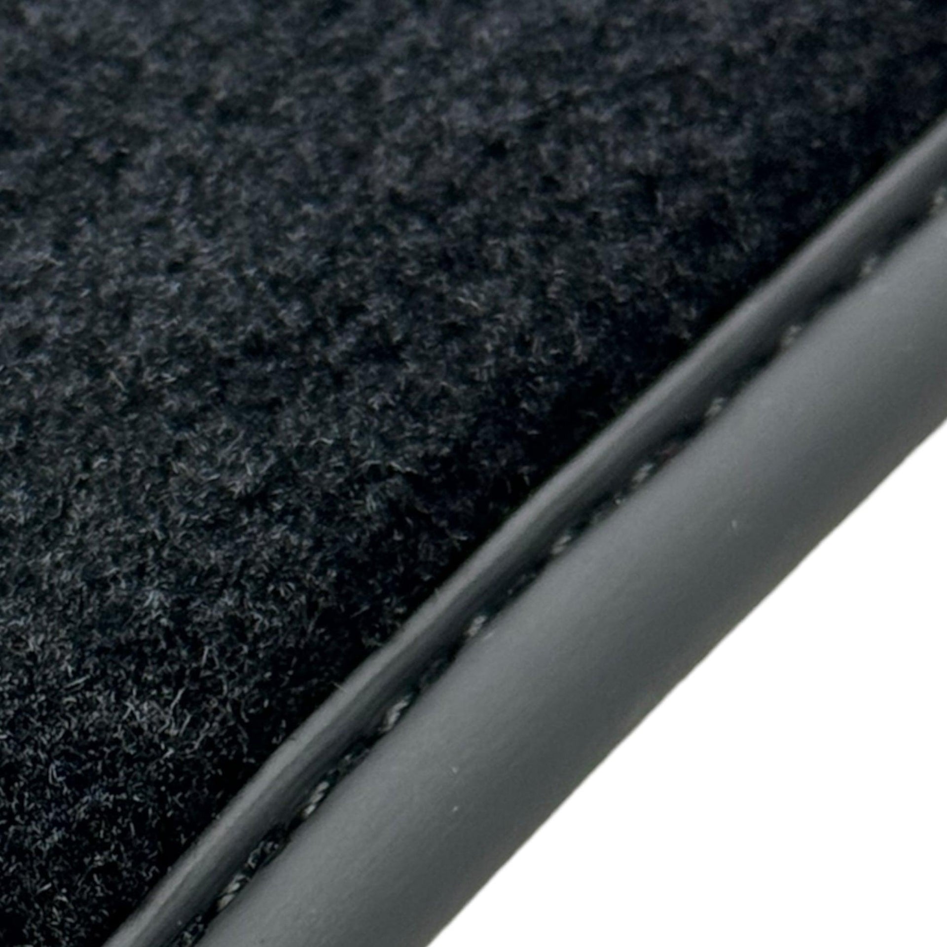 Black Floor Mats for Ferrari 296 GTS (2022-2024) with Carbon Fiber - AutoWin