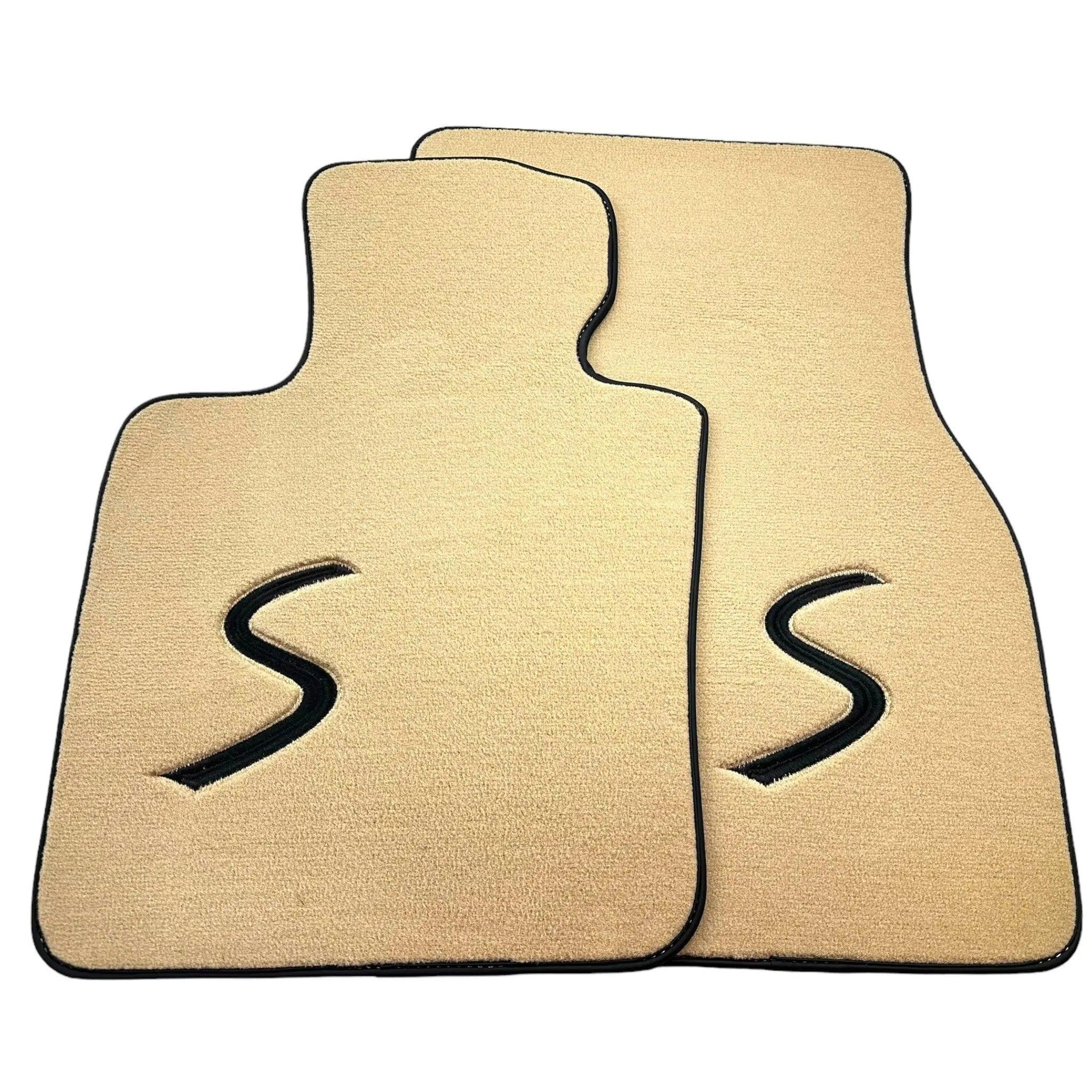 Beige Floor Mats for Mini Clubman R55 (2007-2015) - AutoWin