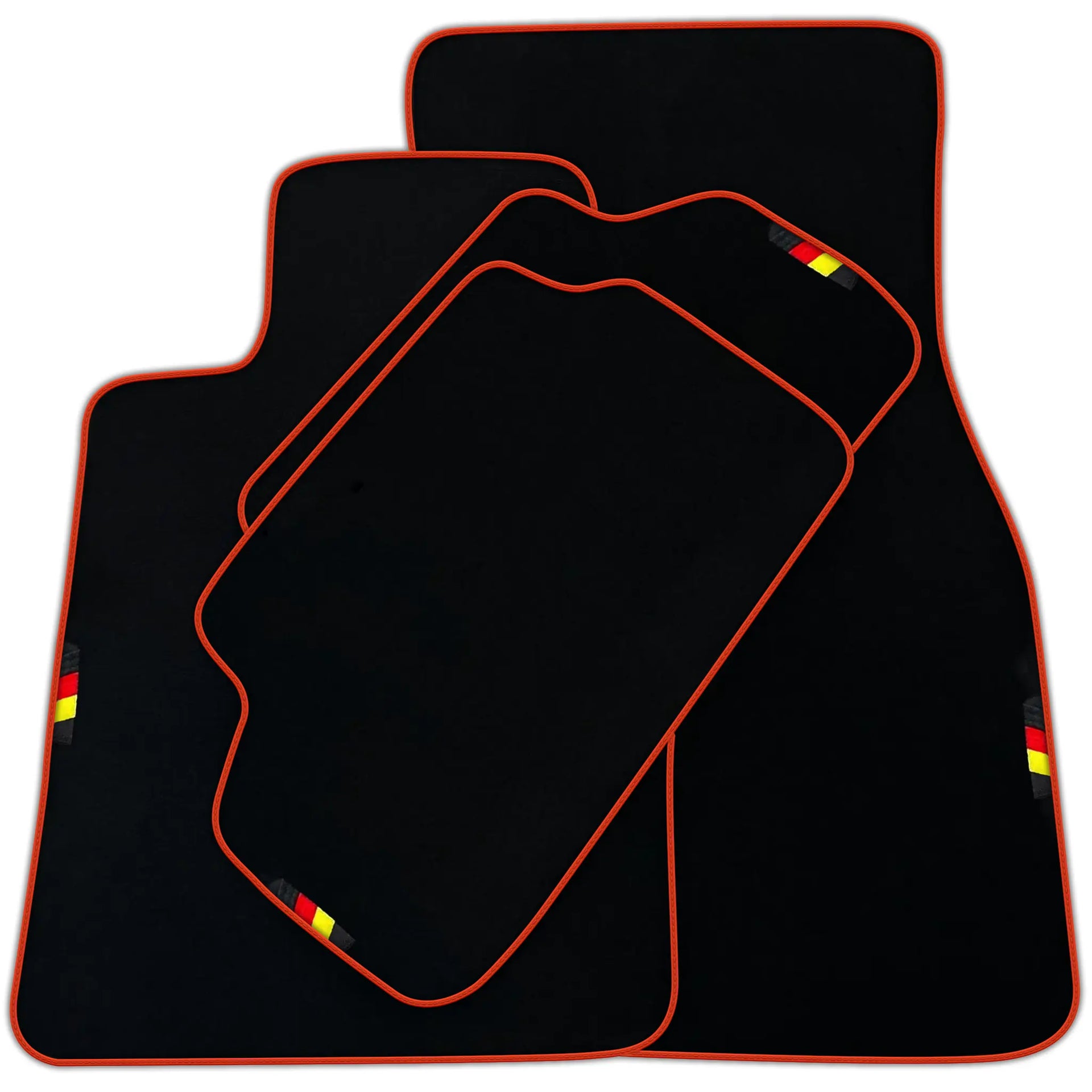 Black Floor Mats For BMW 8 Series Gran Coupe G16 Germany Edition AutoWin Brand | Various Trim Colors