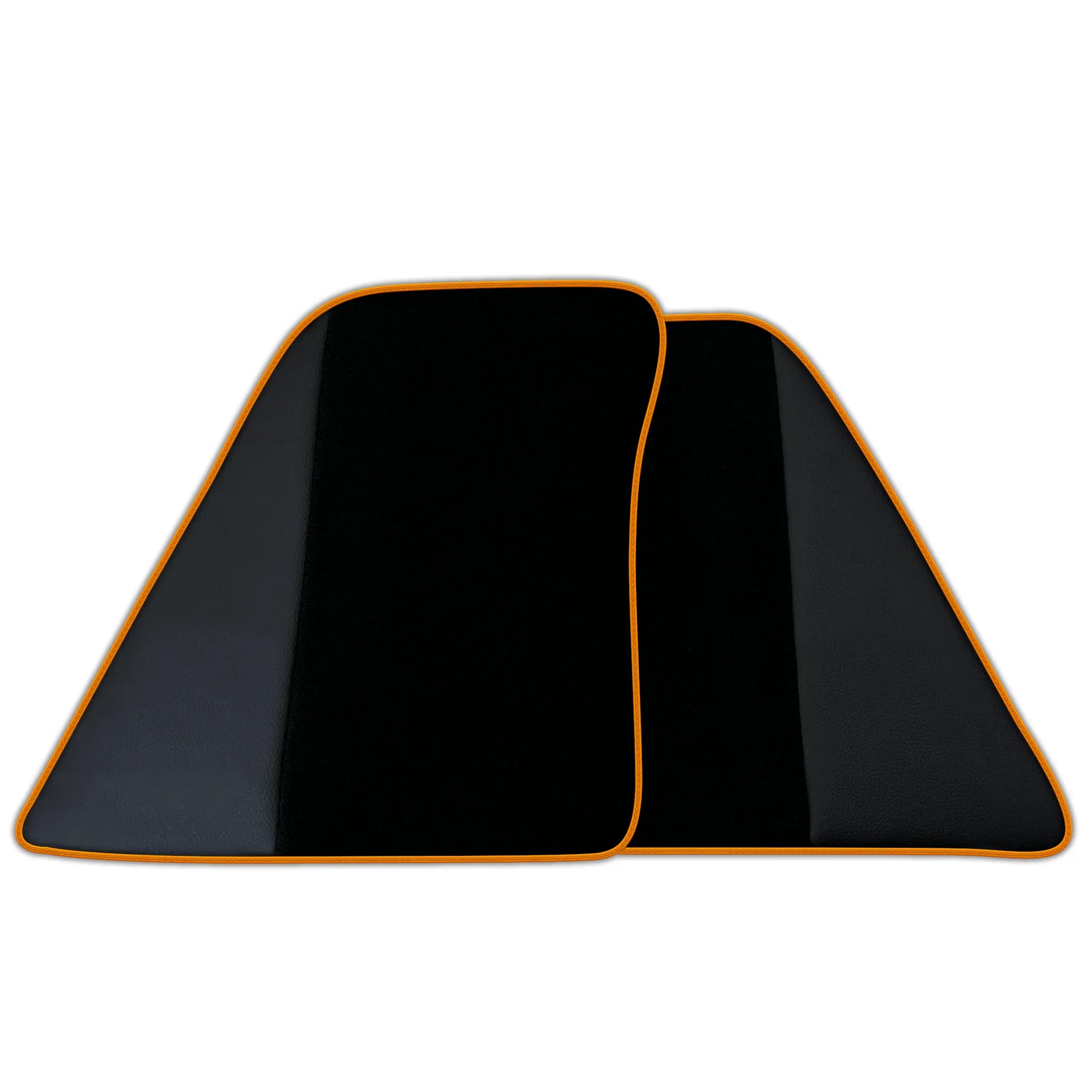 Black Floor Mats for Ferrari 296 GTS (2022-2024) with Leather | Various Trim Colors