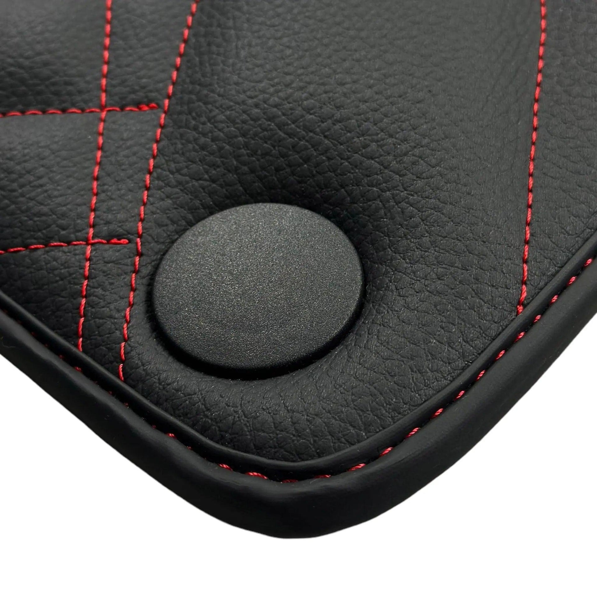 Black Leather Floor Mats For Mercedes Benz CLS-Class C218 Coupe Facelift (2014-2018) | ER56 Design - AutoWin