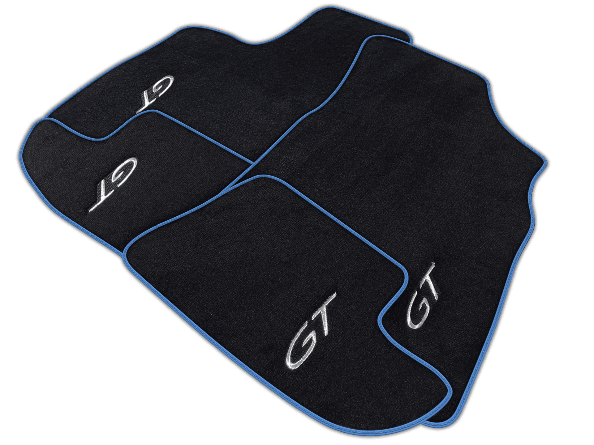 Black Floor Mats for Bentley Continental GT (2003-2011) | Various Trim Colors