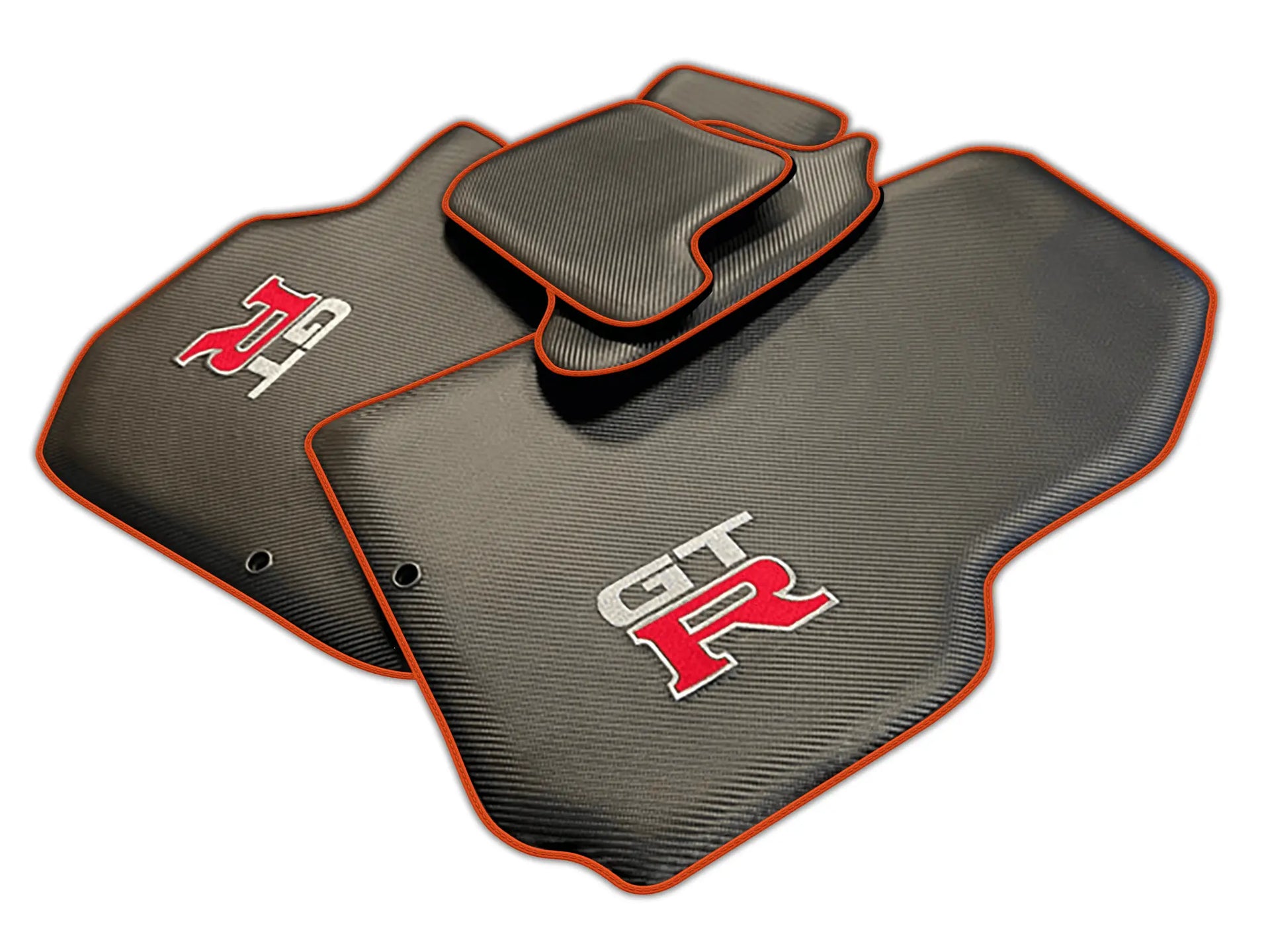 Carbon Leather Floor Mats For Nissan GT-R | Various Trim Colors