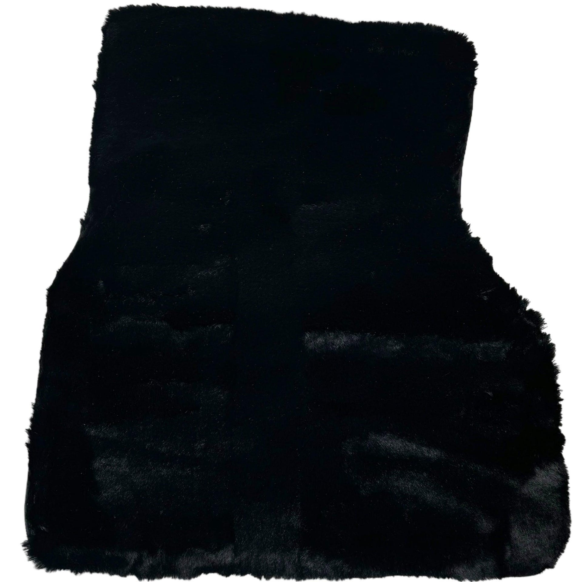 Black Sheepskin Floor Mats for BMW iX (2022-2024) - AutoWin