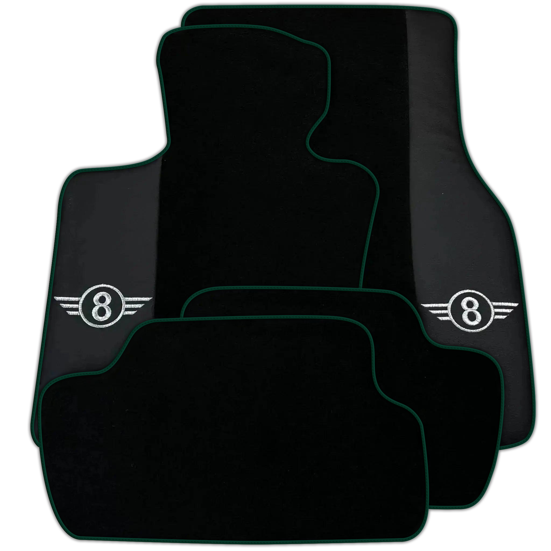 Black Floor Mats for Mini Cooper / One R56 (2007-2014) Various Trim Colors