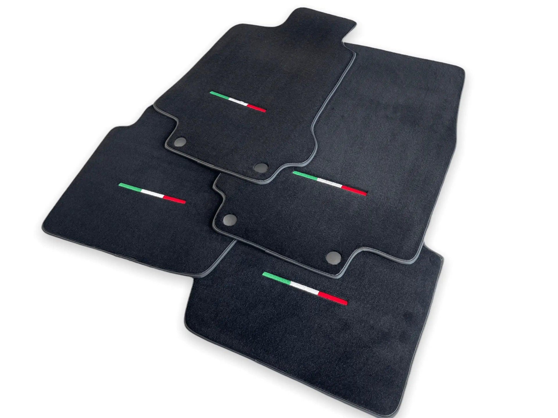 Floor Mats For Maserati GranTurismo S (2008-2012) Black IT Edition - AutoWin