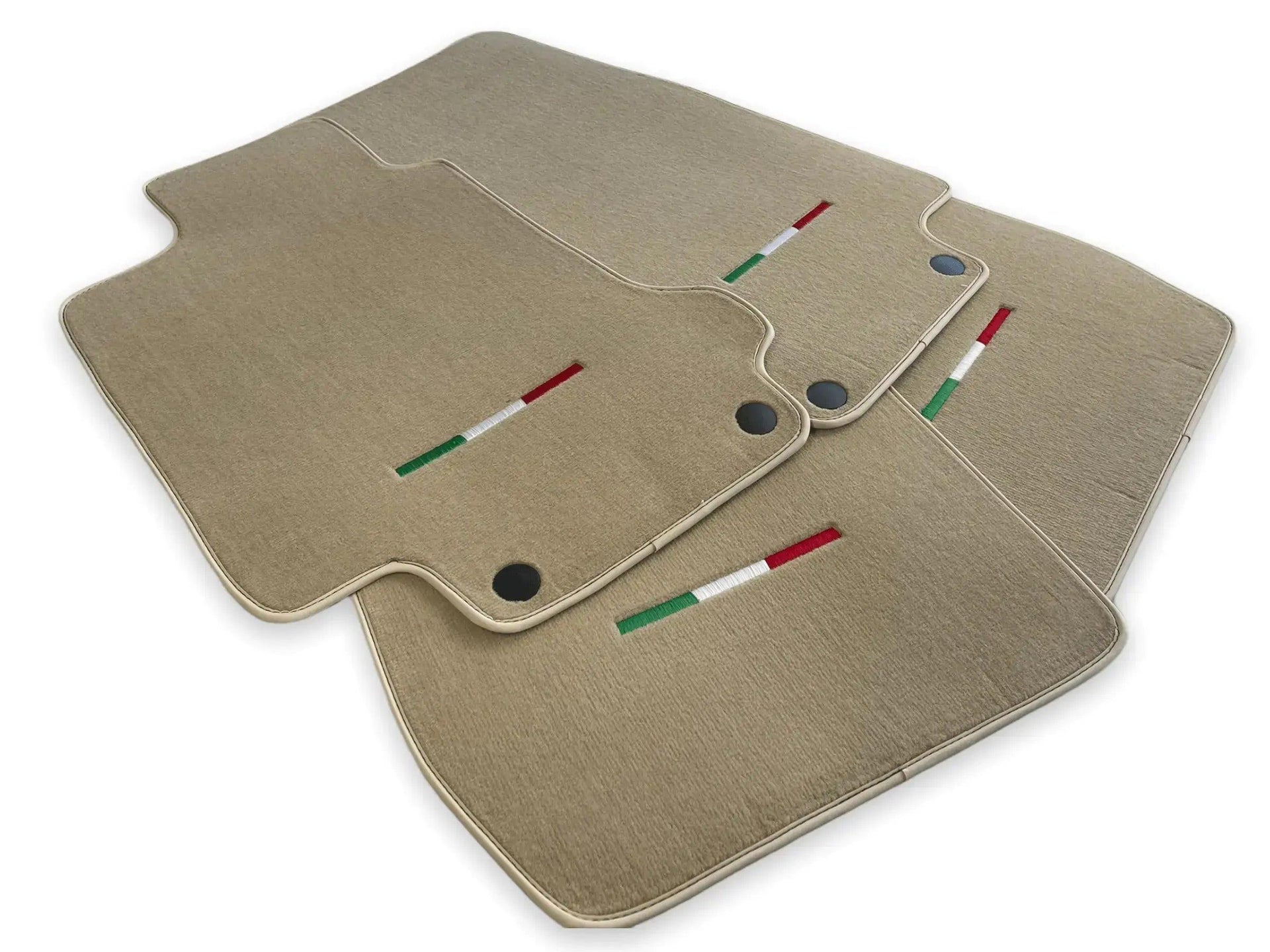 Floor Mats For Maserati GranTurismo Sportline (2009-2019) Beige IT Edition - AutoWin