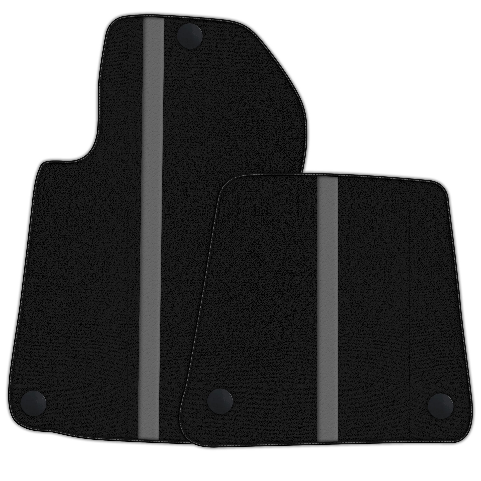 Premium Black Floor Mats for Ferrari 599 Coupe (2006-2012) - Elegant
