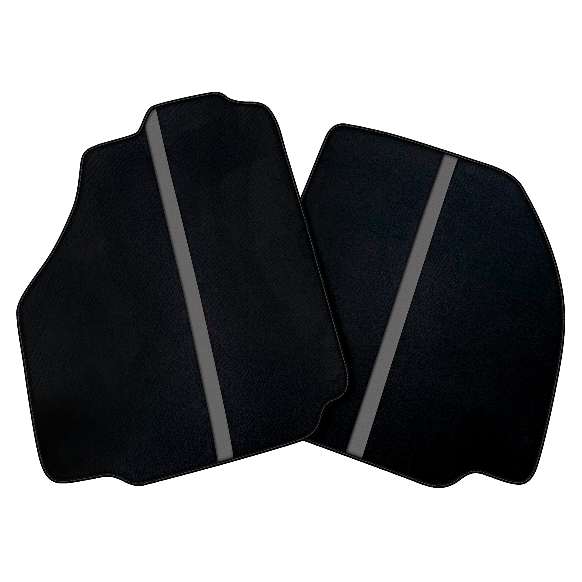 Black Car Floor Mats with Leather Line for Ferrari 458 Spider (2012-2015) | Various Colors