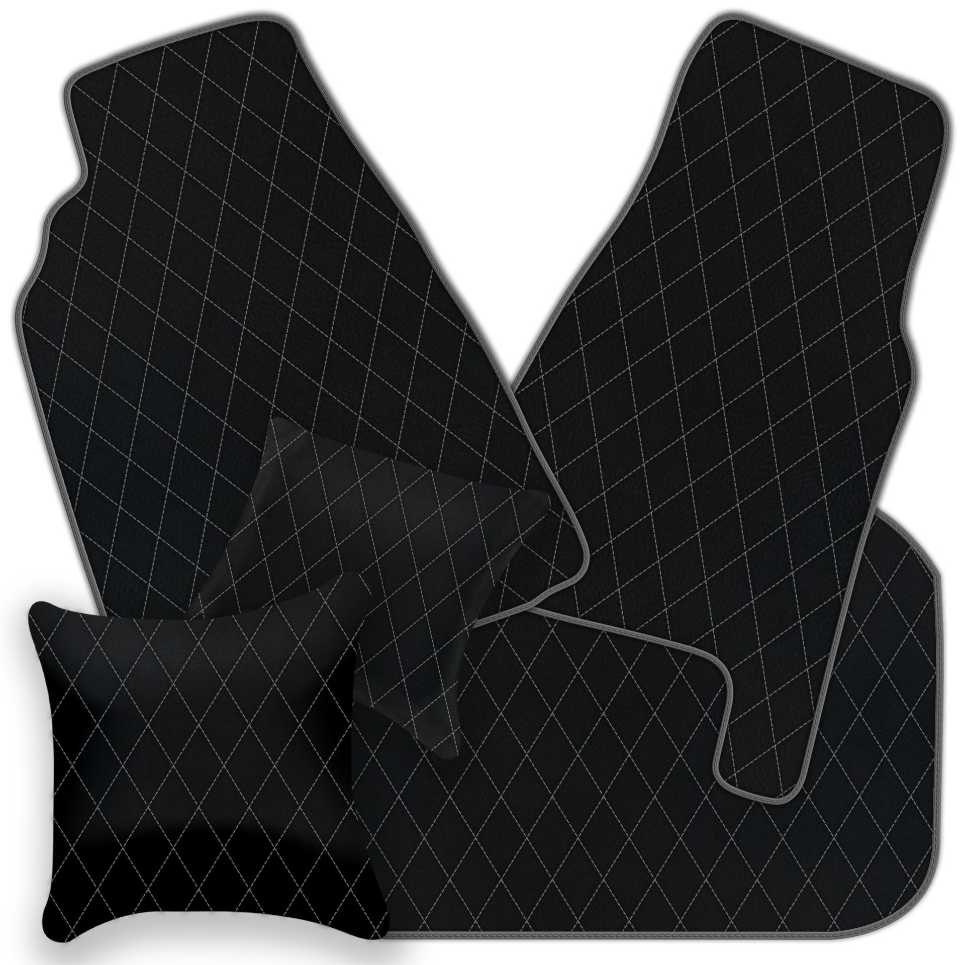 Premium Black Leather Floor Mats for Ferrari 458 Italia (2009-2015)