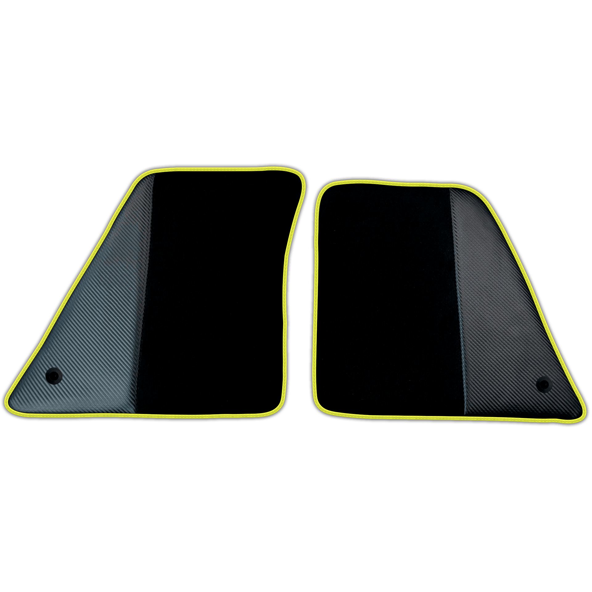 Black Floor Mats for Ferrari SF90 Stradale (2019-2024) with Carbon Fiber | Various Trim Colors