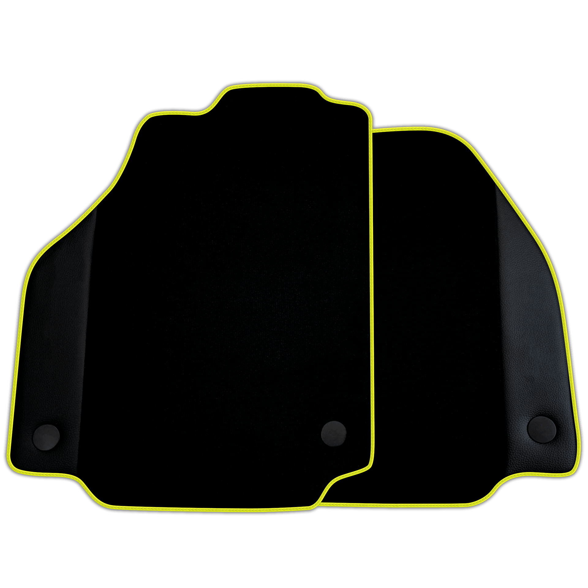 Custom Black Floor Mats for Ferrari 458 Spider (2012-2015) With Leather | Various Trim Colors