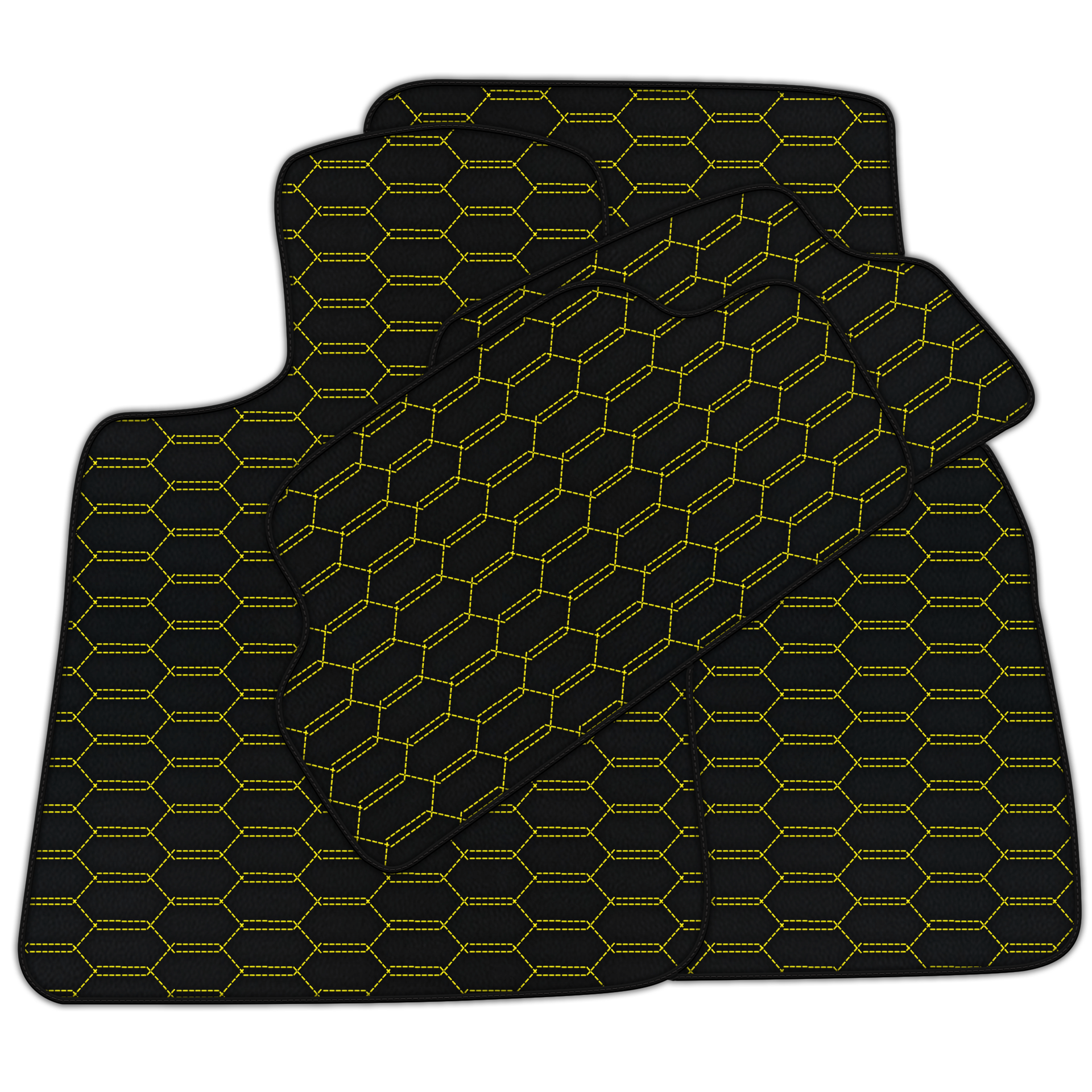 Customizable Leather Floor Mats for Mini Countryman R60 (2010-2017)