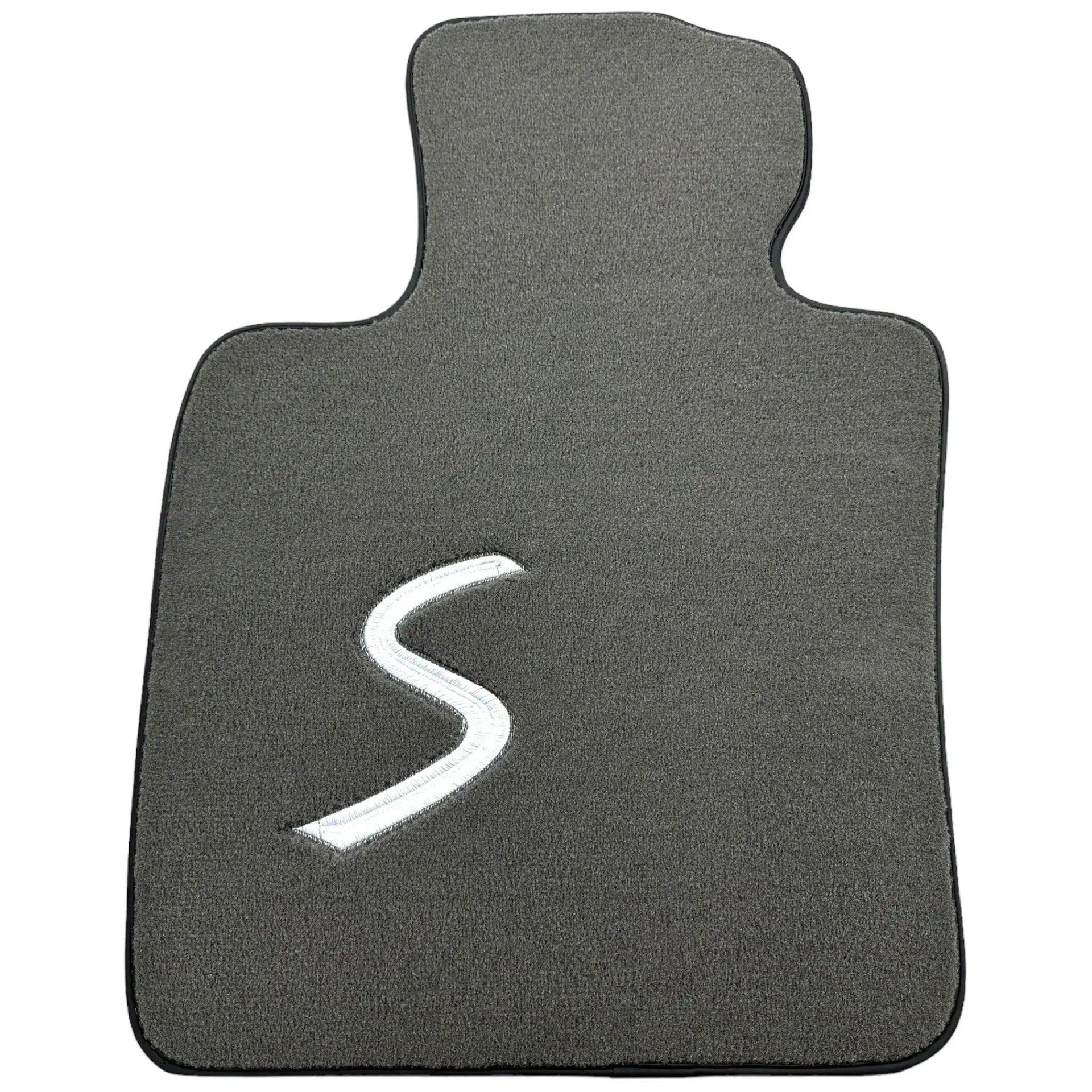Grey Floor Mats for Mini Cooper / One F56 3-Doors (2014-2023) - AutoWin