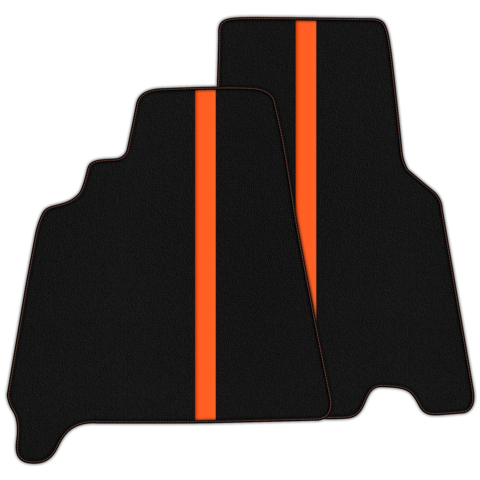 Luxury Black Leather Floor Mats for Ferrari California T 2015-2018