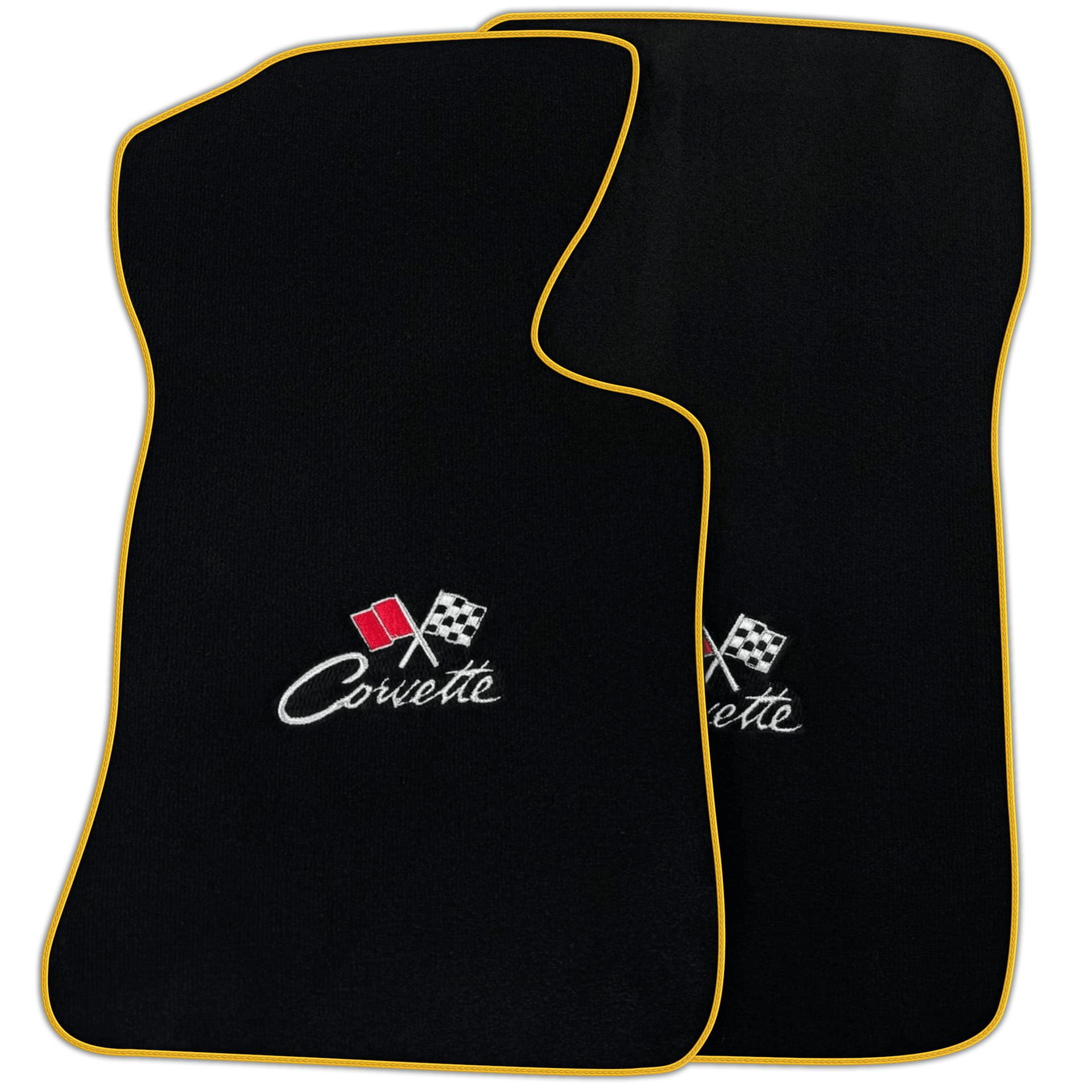 Black Floor Mats for Chevrolet Corvette C2 (1963-1967) | Various Trim Colors