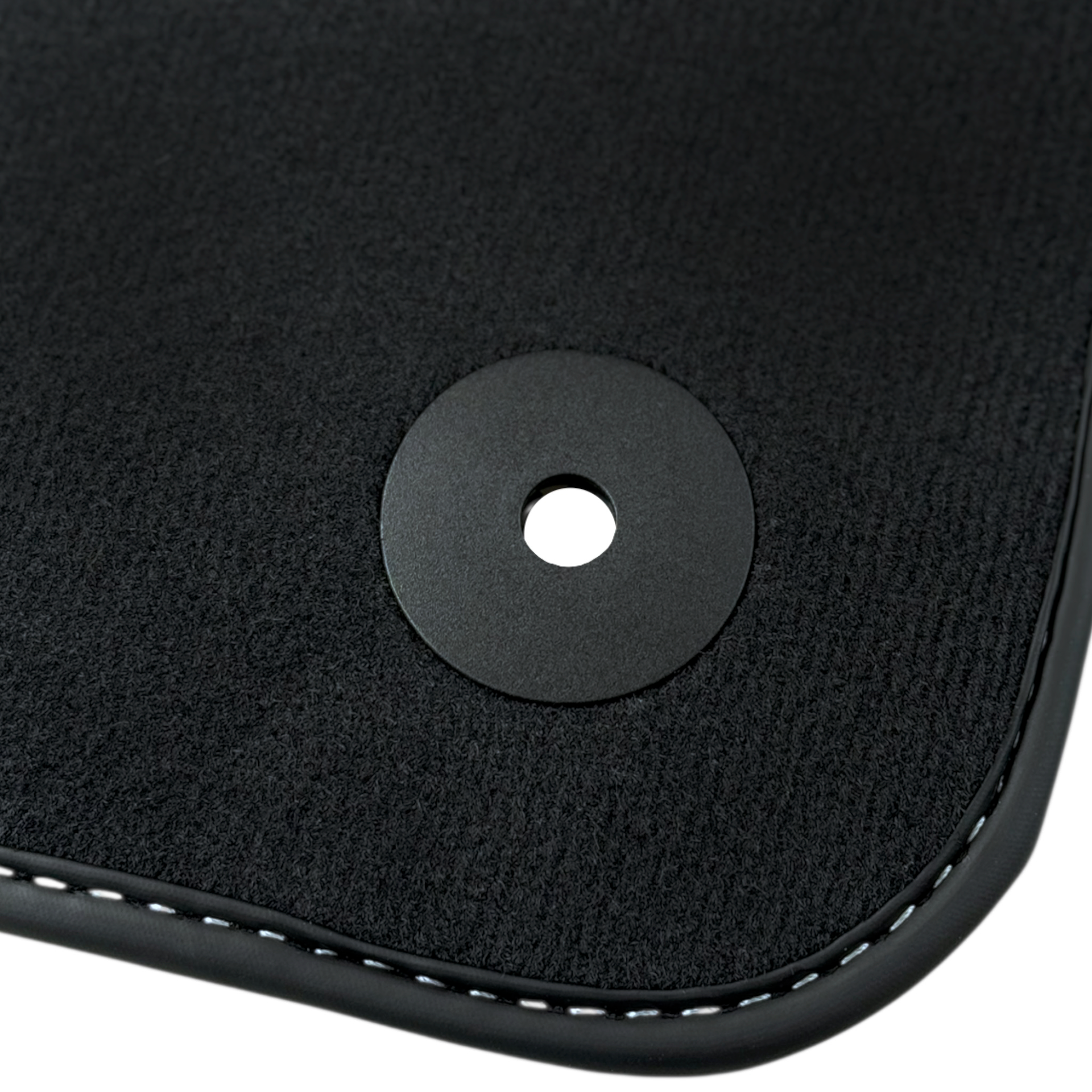 Black Floor Mats for Lamborghini Urus with Carbon Fiber Leather