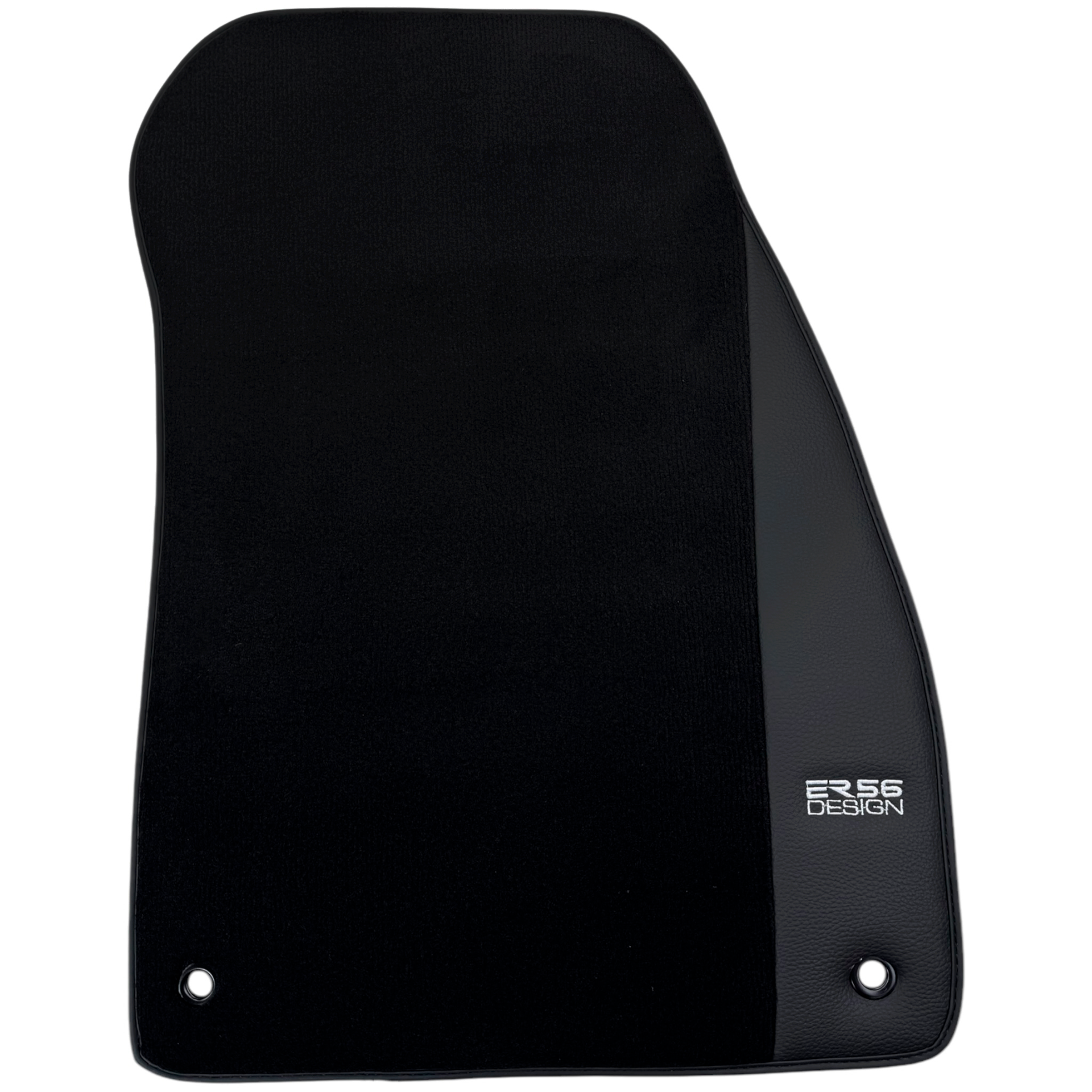 ER56 Design Black Floor Mats for Lincoln Nautilus (2019-2024) SUV with Leather