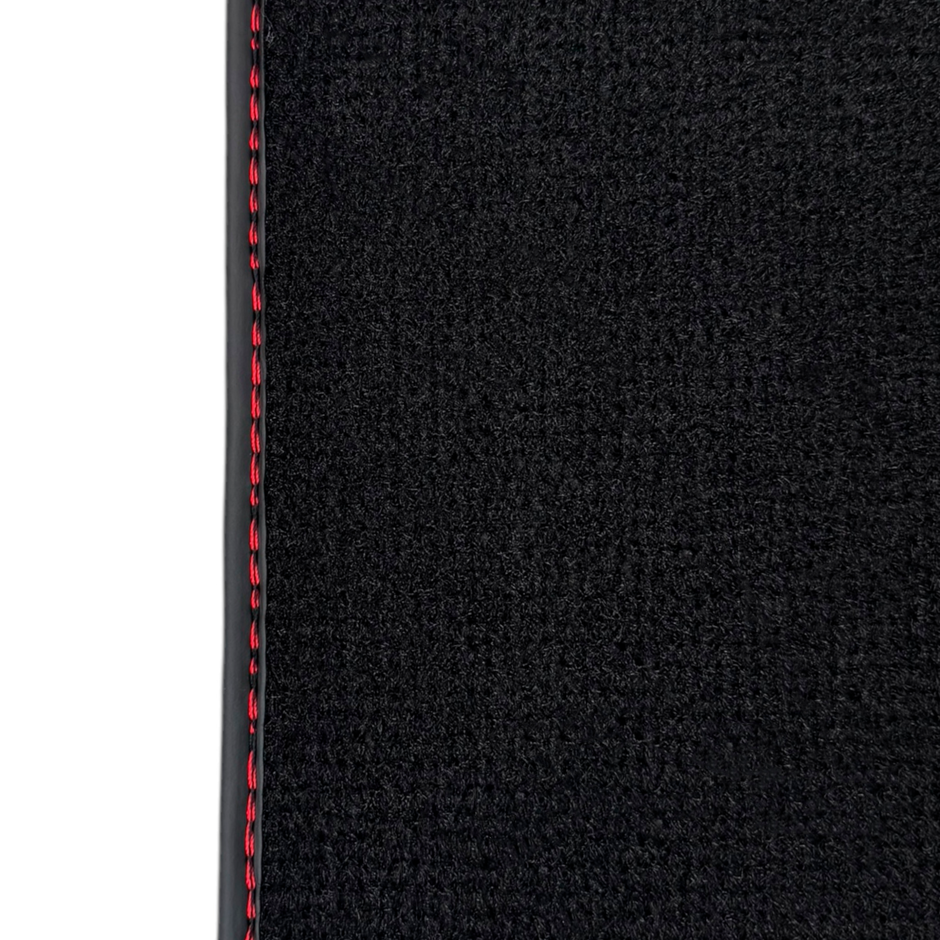 Black Floor Mats for Ferrari 488 Spider (2016-2022) with Alcantara | Red Sewing