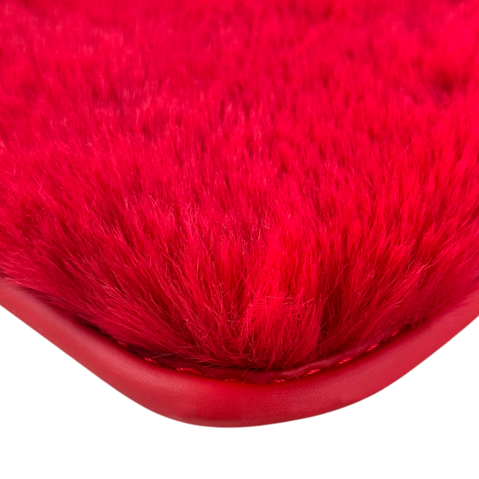 Red Sheepskin Floor Mats For Rolls Royce Ghost Series I (2010–2020) Er56 Design Brand