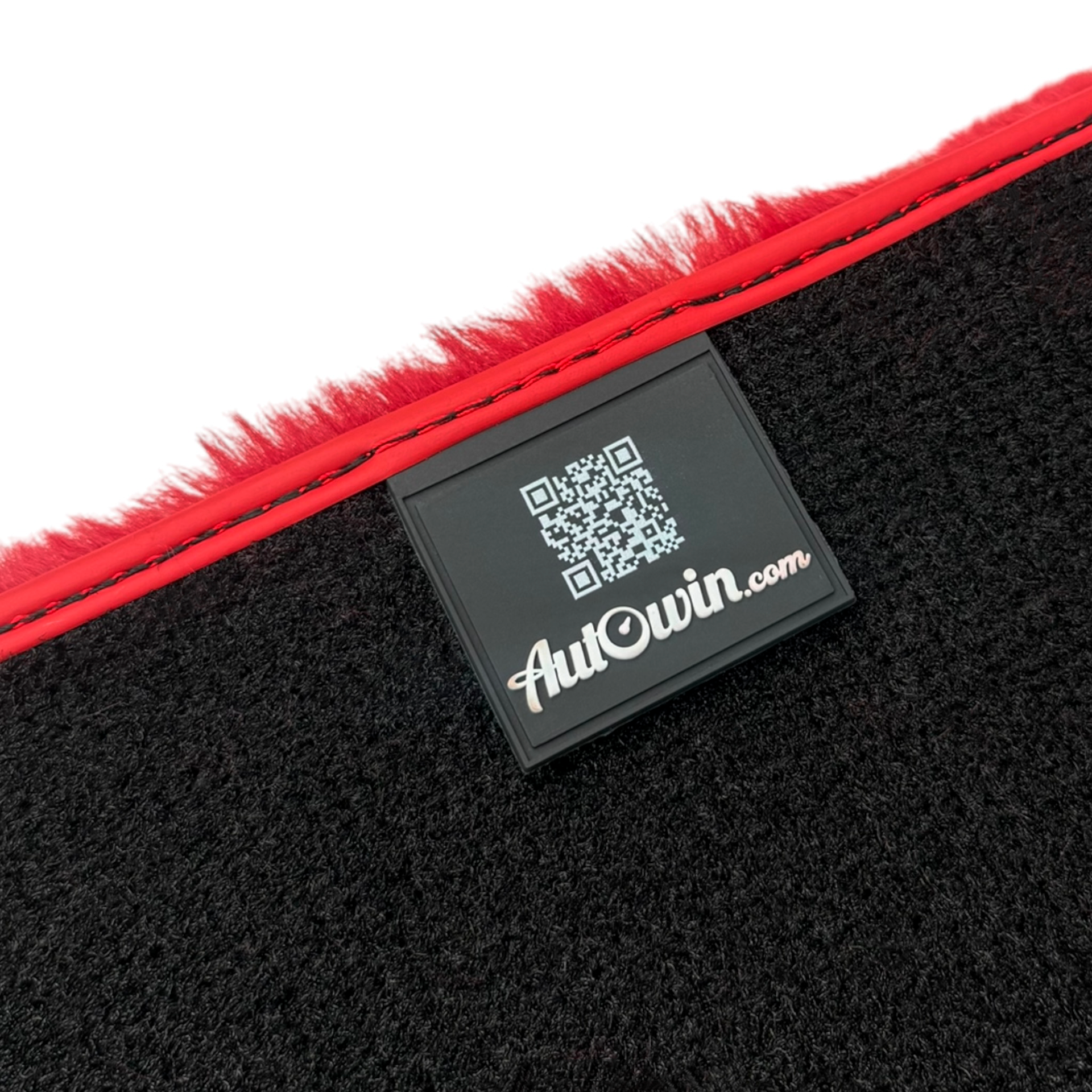 Red Sheepskin Floor Mats For Rolls Royce Ghost Series I (2010–2020) Er56 Design Brand