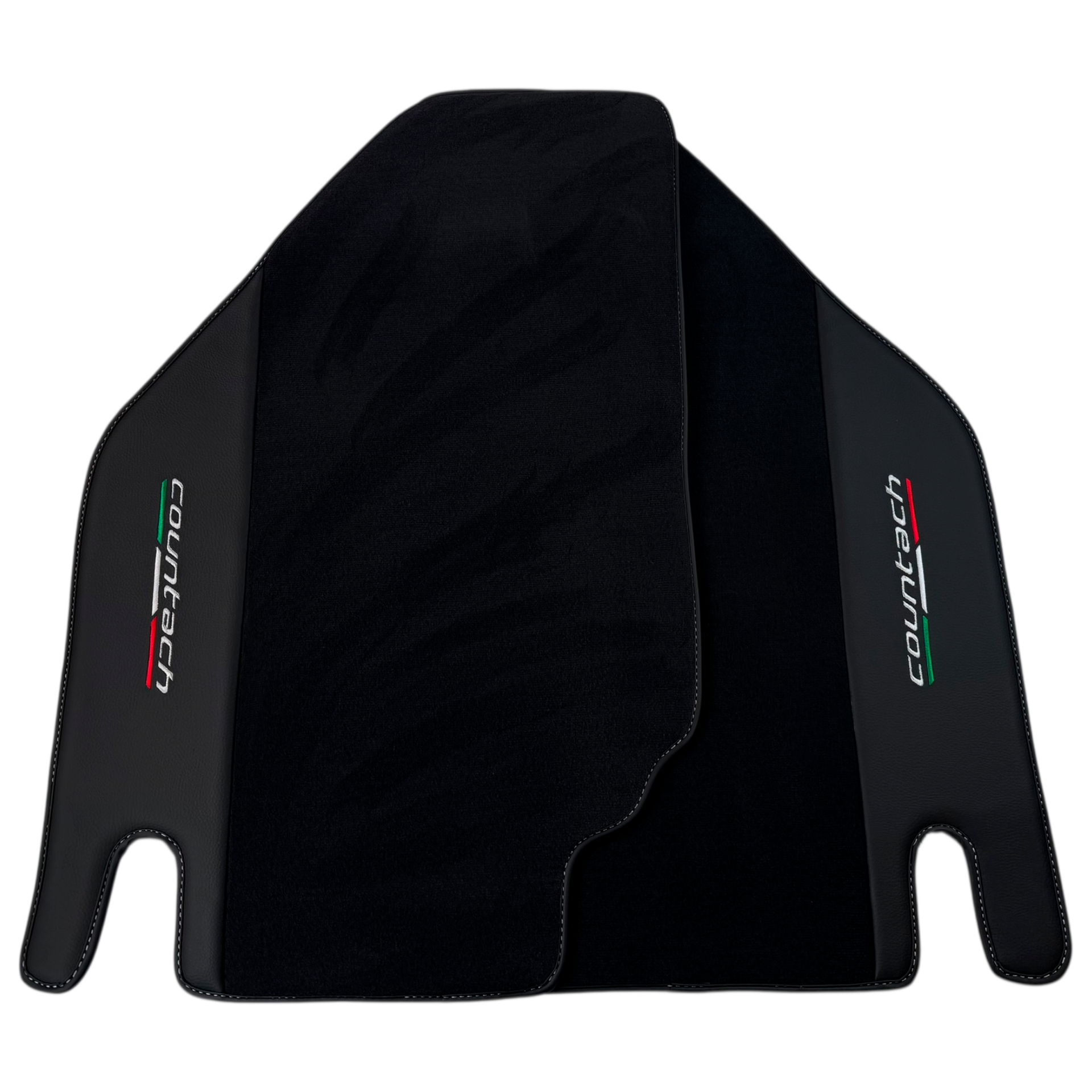 Premium Black Leather Floor Mats for Lamborghini Diablo (1990-2001)