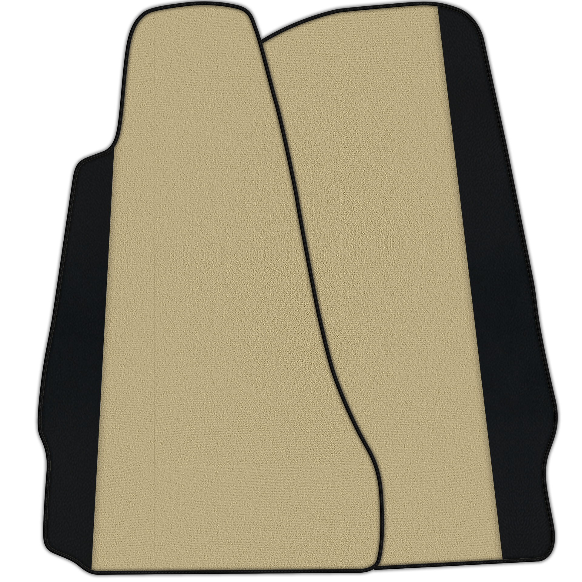 Customizable Floor Mats From Carpet With Leather for Aston Martin V8 Vantage (2005–2023)