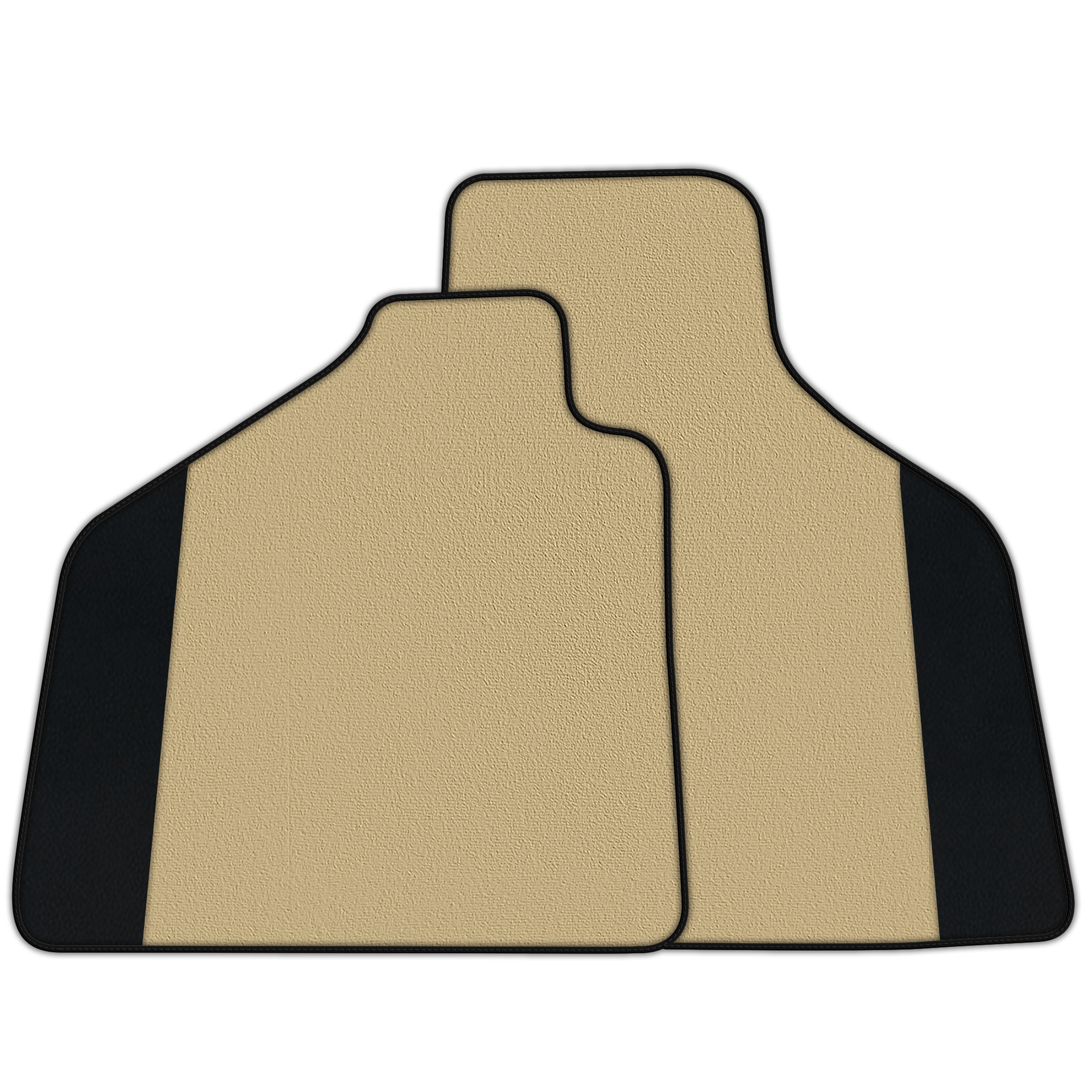 Customizable Floor Mats From Carpet With Leather for Lamborghini Countach (1974–1990)