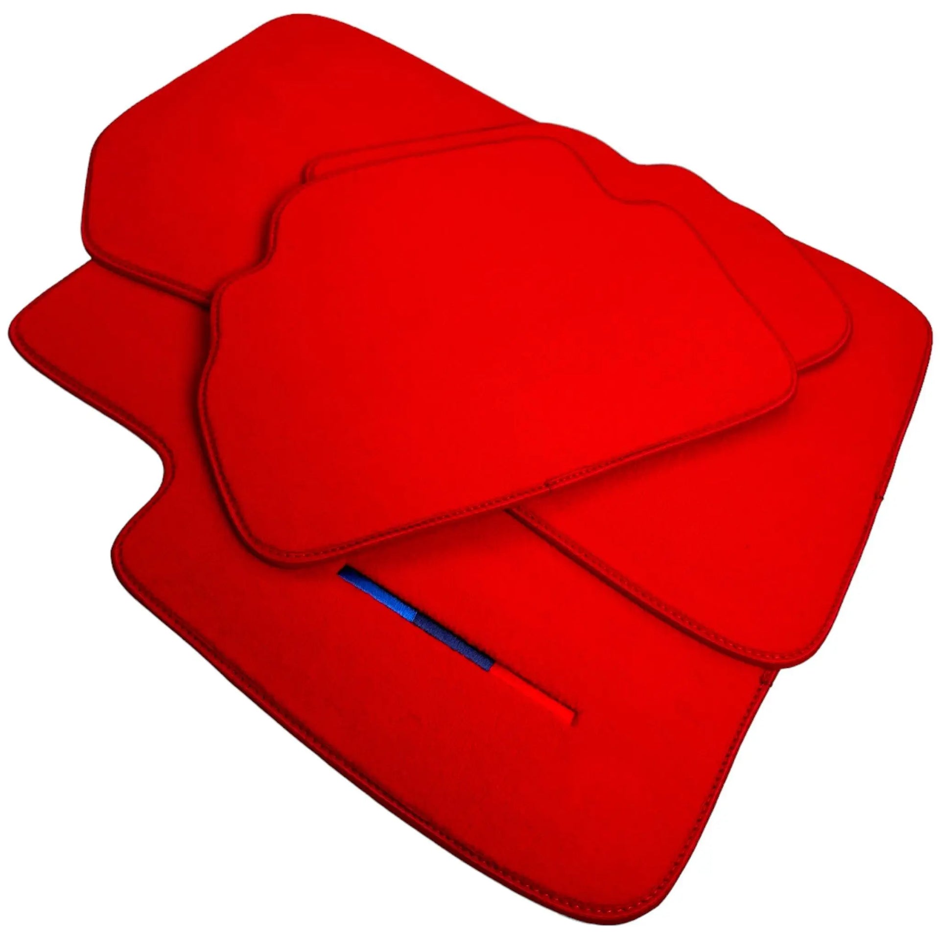 Red Floor Mats For BMW 3 Series E92 LCI With M Package - AutoWin