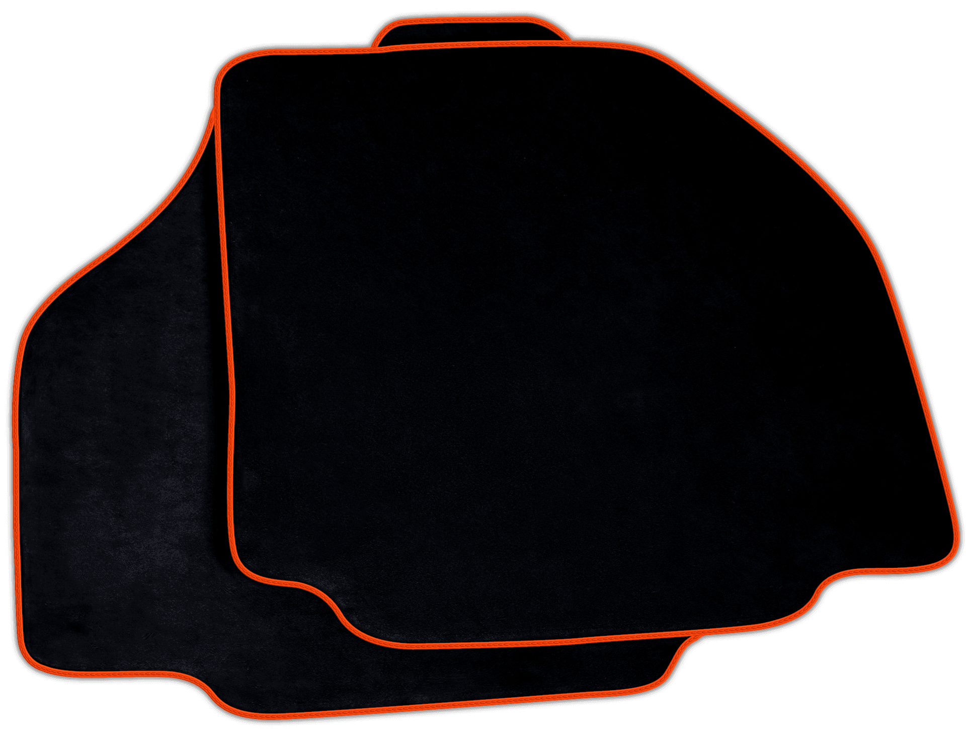 Black Alcantara Floor Mats for Ferrari 488 Pista Spider | Various Trim Colors