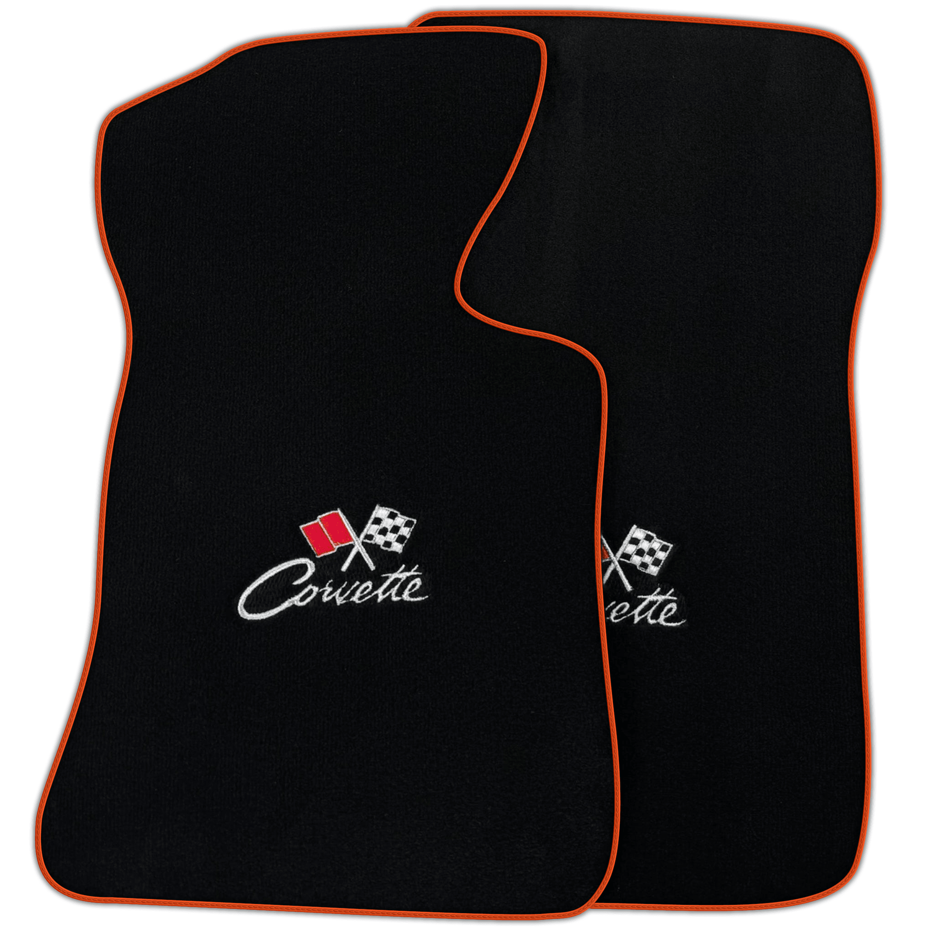 Black Floor Mats for Chevrolet Corvette C2 (1963-1967) | Various Trim Colors