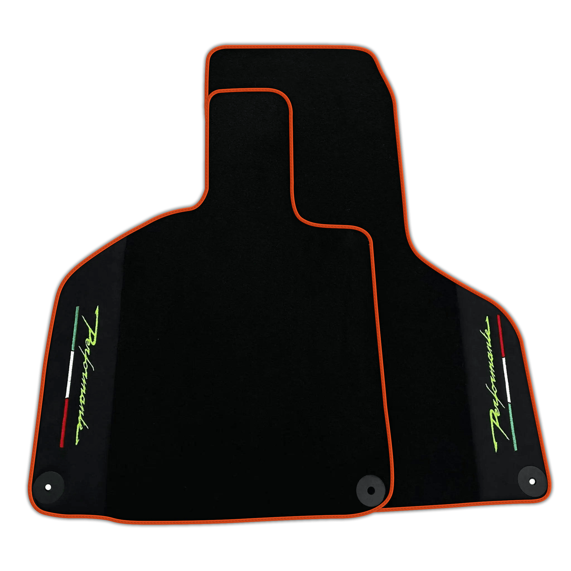 Floor Mats for Lamborghini Huracan Perfomante with Alcantara Leather | Various Trim Colors