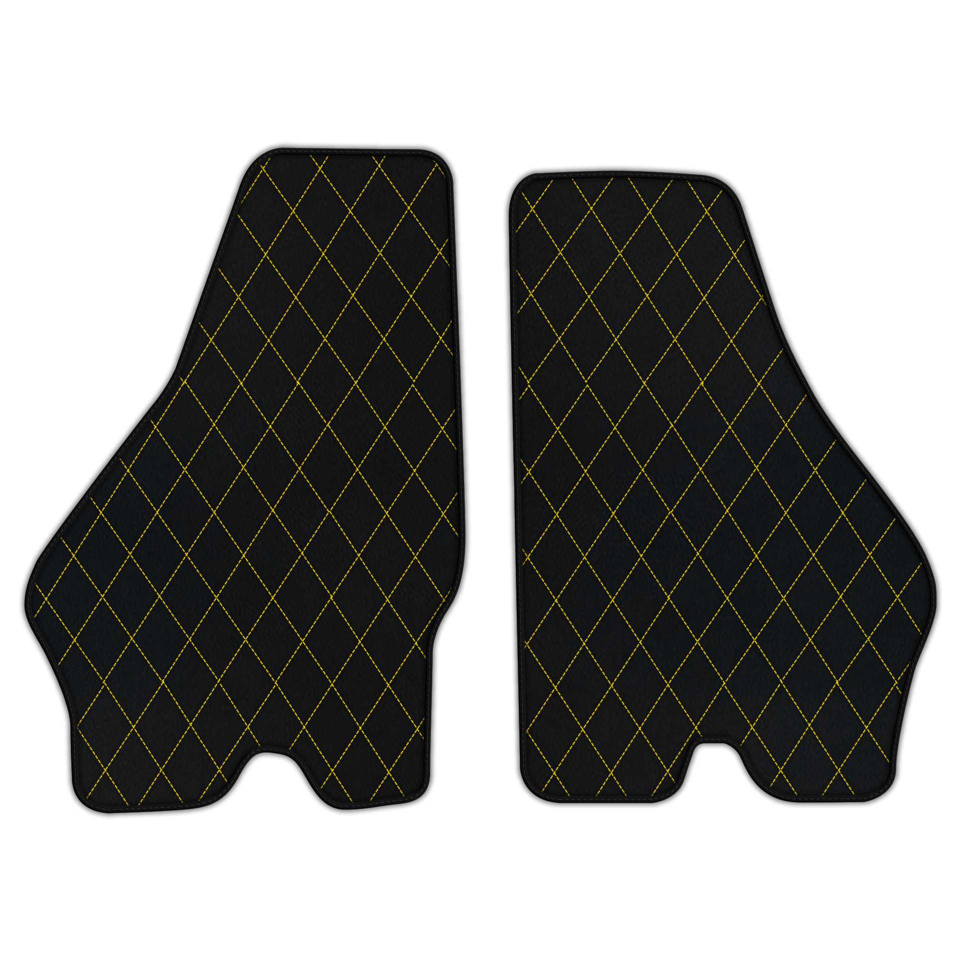 Premium Custom Leather Floor Mats for 1981-1988 Lamborghini Jalpa