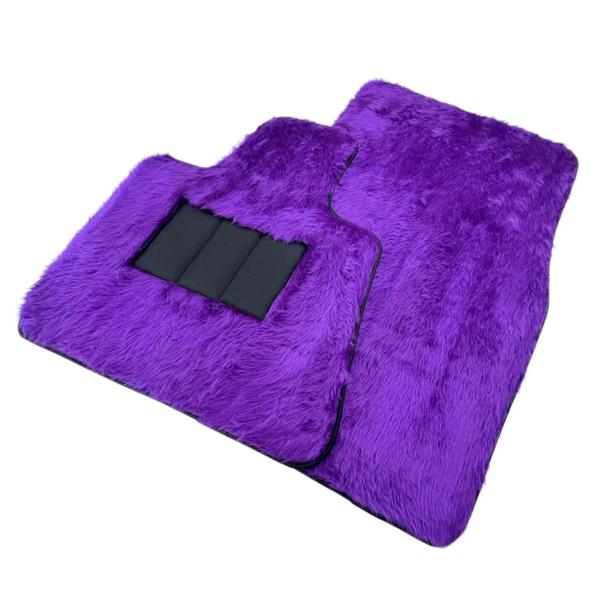 Violet Sheepskin Floor Mats for Rolls-Royce Ghost Series II (2021-2024) - AutoWin