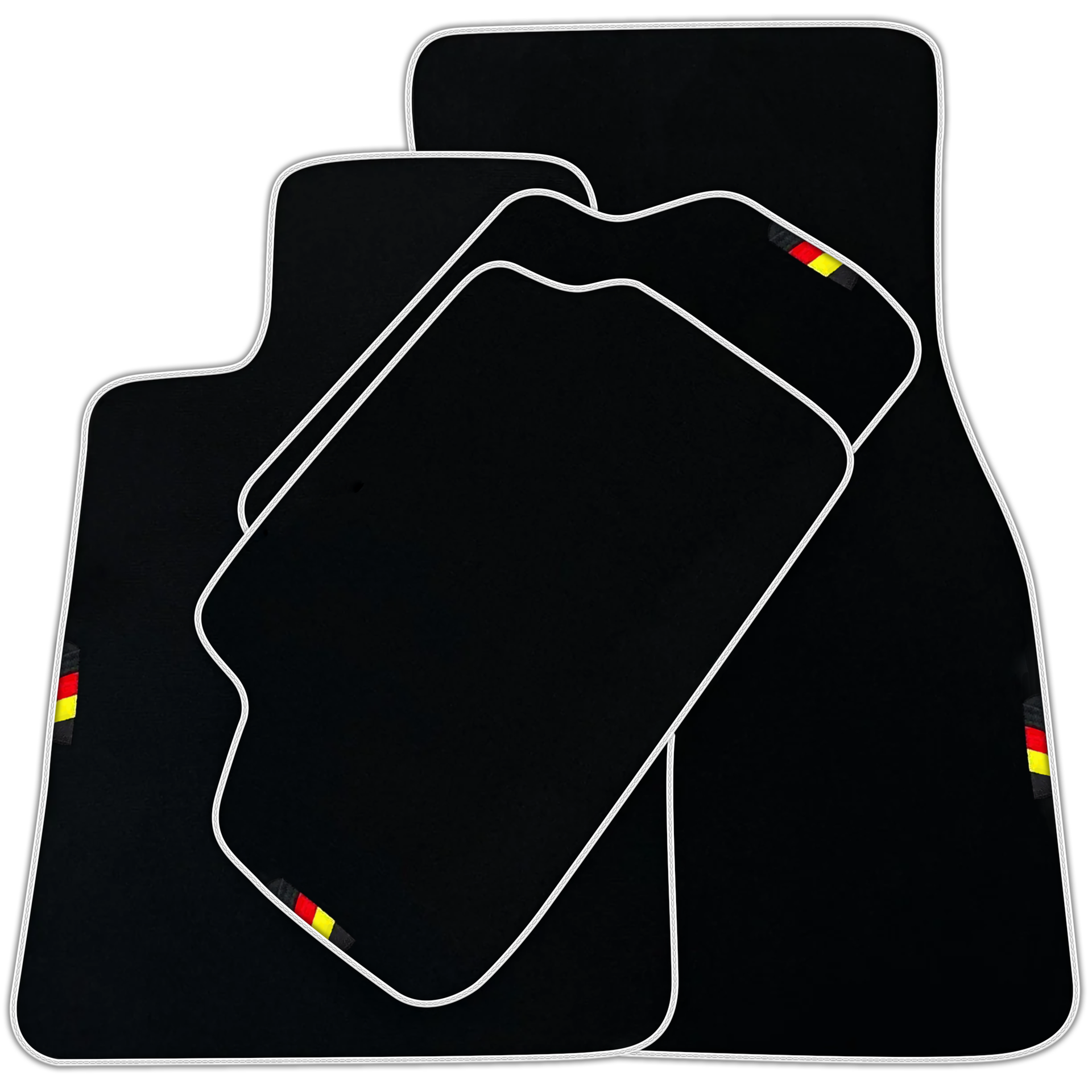Black Floor Mats For BMW 1 Series E82 Germany Edition | Various Trim Colors