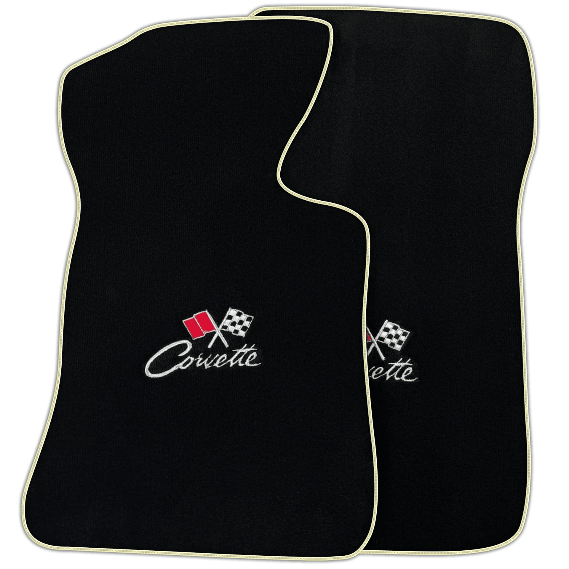 Black Floor Mats for Chevrolet Corvette C2 (1963-1967) | Various Trim Colors
