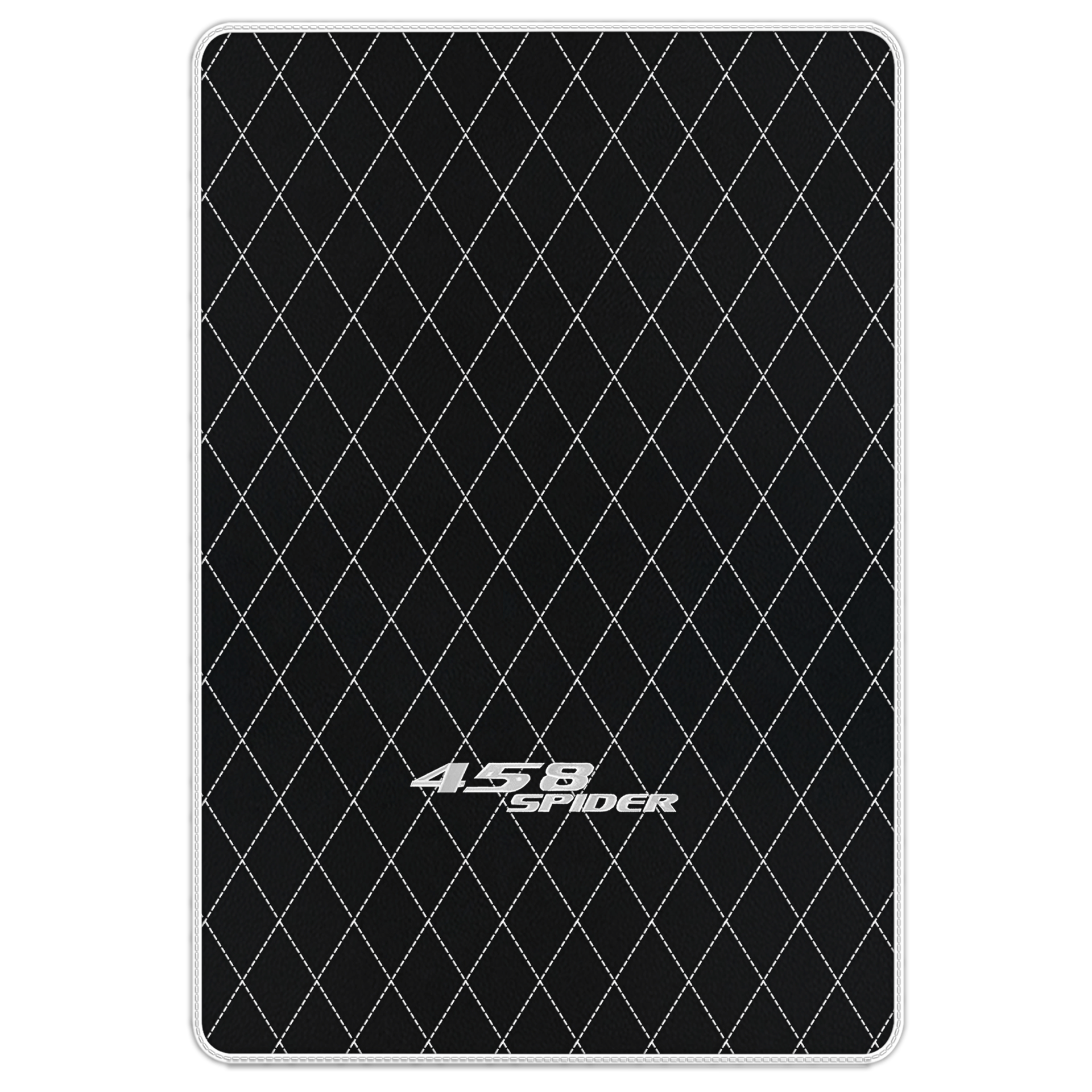 Black Leather Floor Mats for Ferrari 458 Spider (2012-2015) | Custom