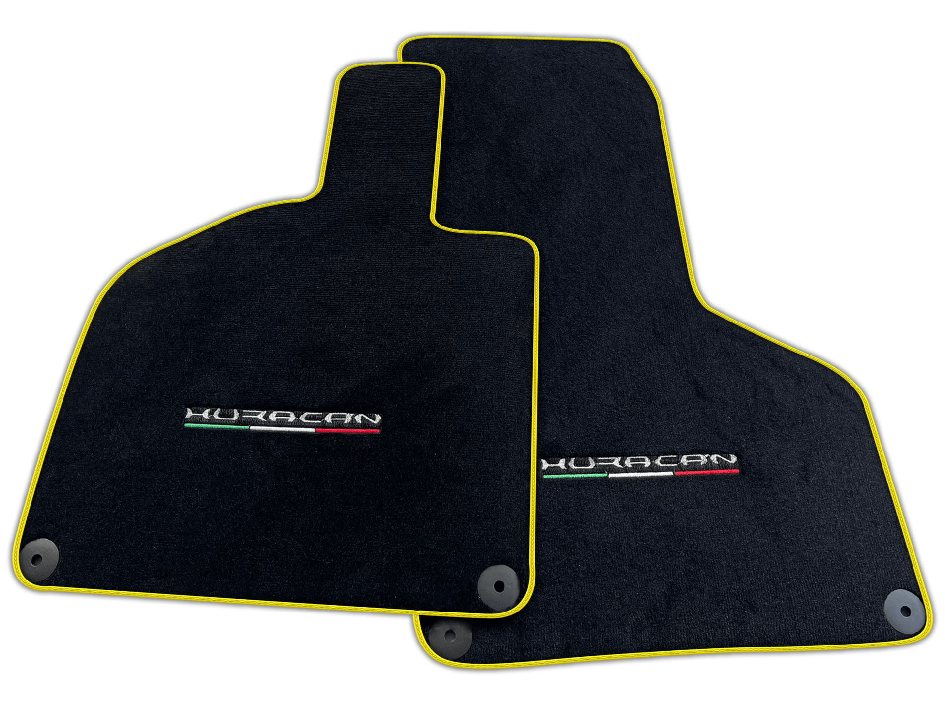 Black Carpet Floor Mats for Lamborghini Huracan | Various Trim Colors
