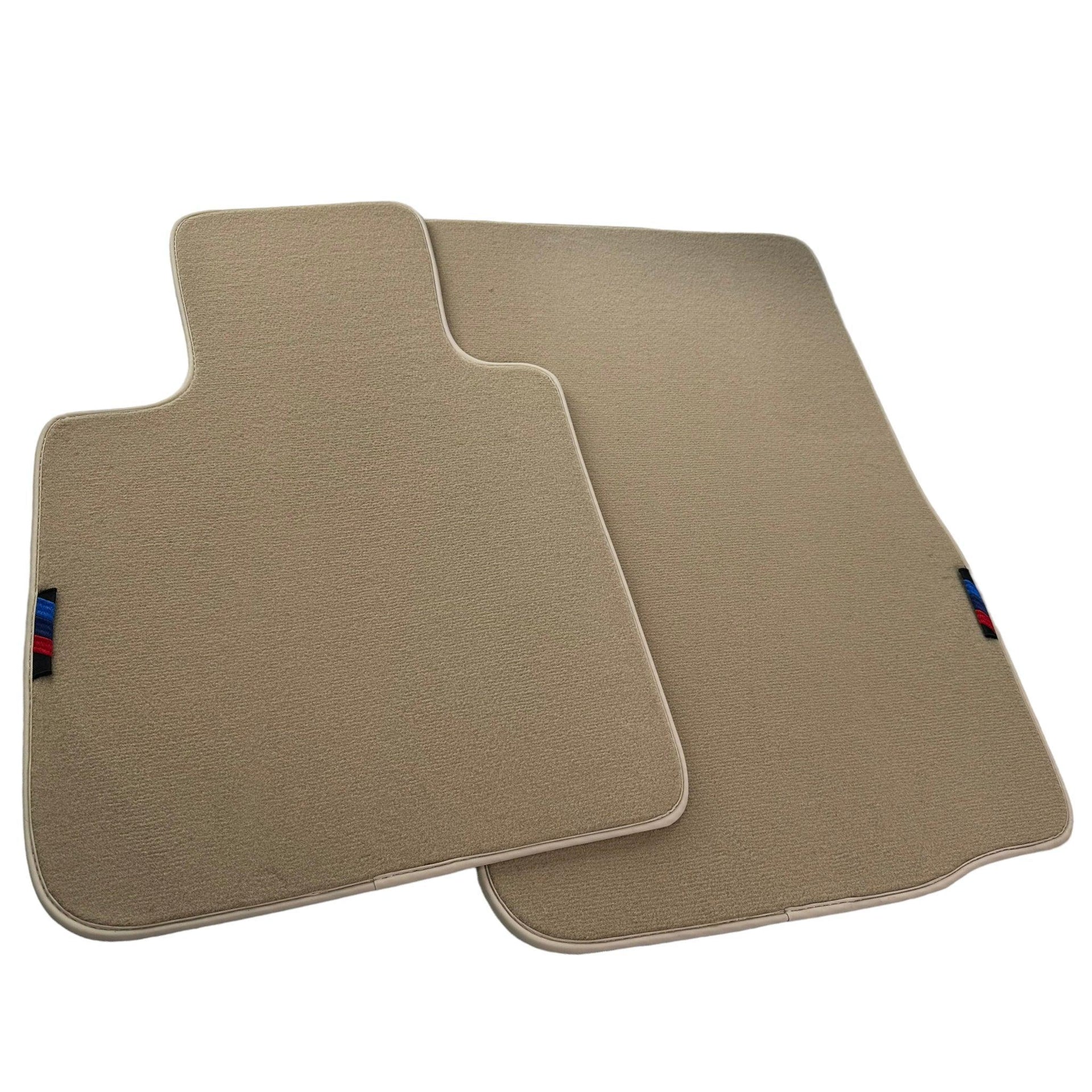 Beige Floor Mats For BMW Z4 Series E86 Coupe (2003-2008) With M Package - AutoWin