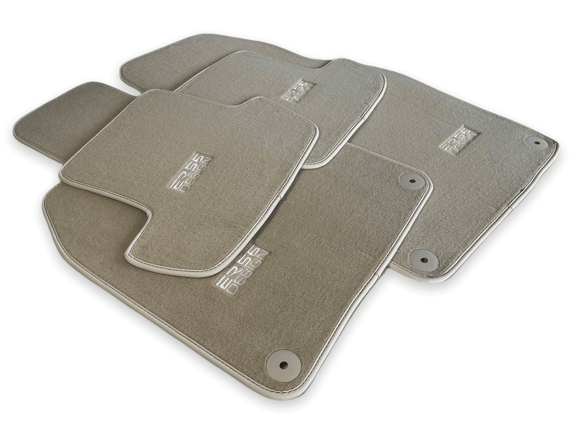 Beige Floor Mats for Porsche 911 - 992 (2019-2024) | ER56 Design - AutoWin