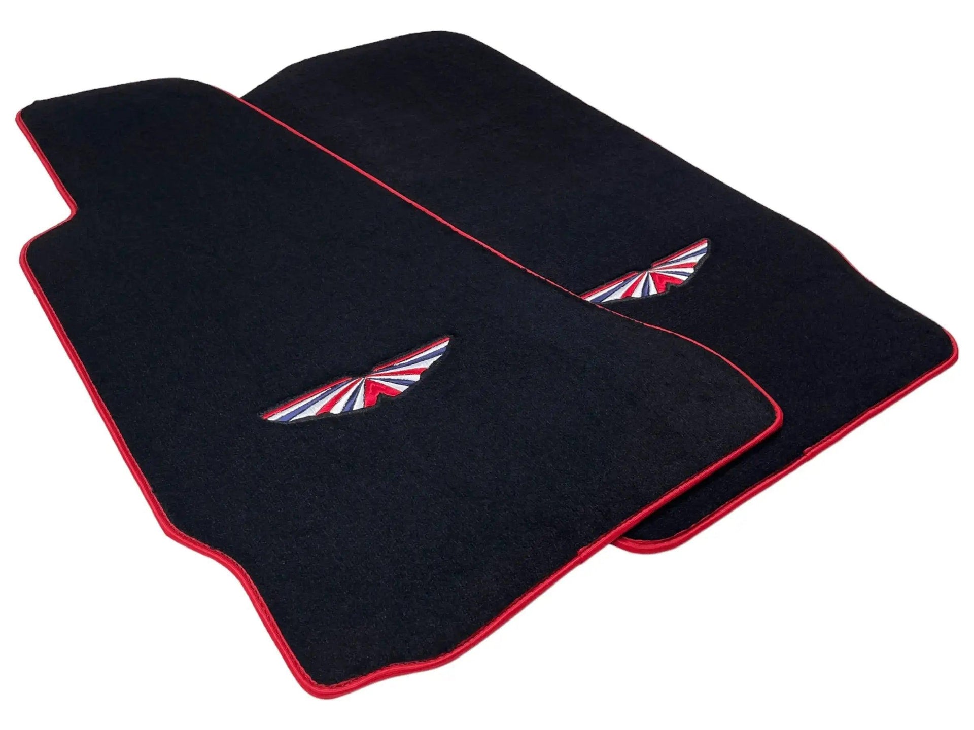 Black Floor Mats For Aston Martin DBX (2020– 2023) | Red Trim - AutoWin