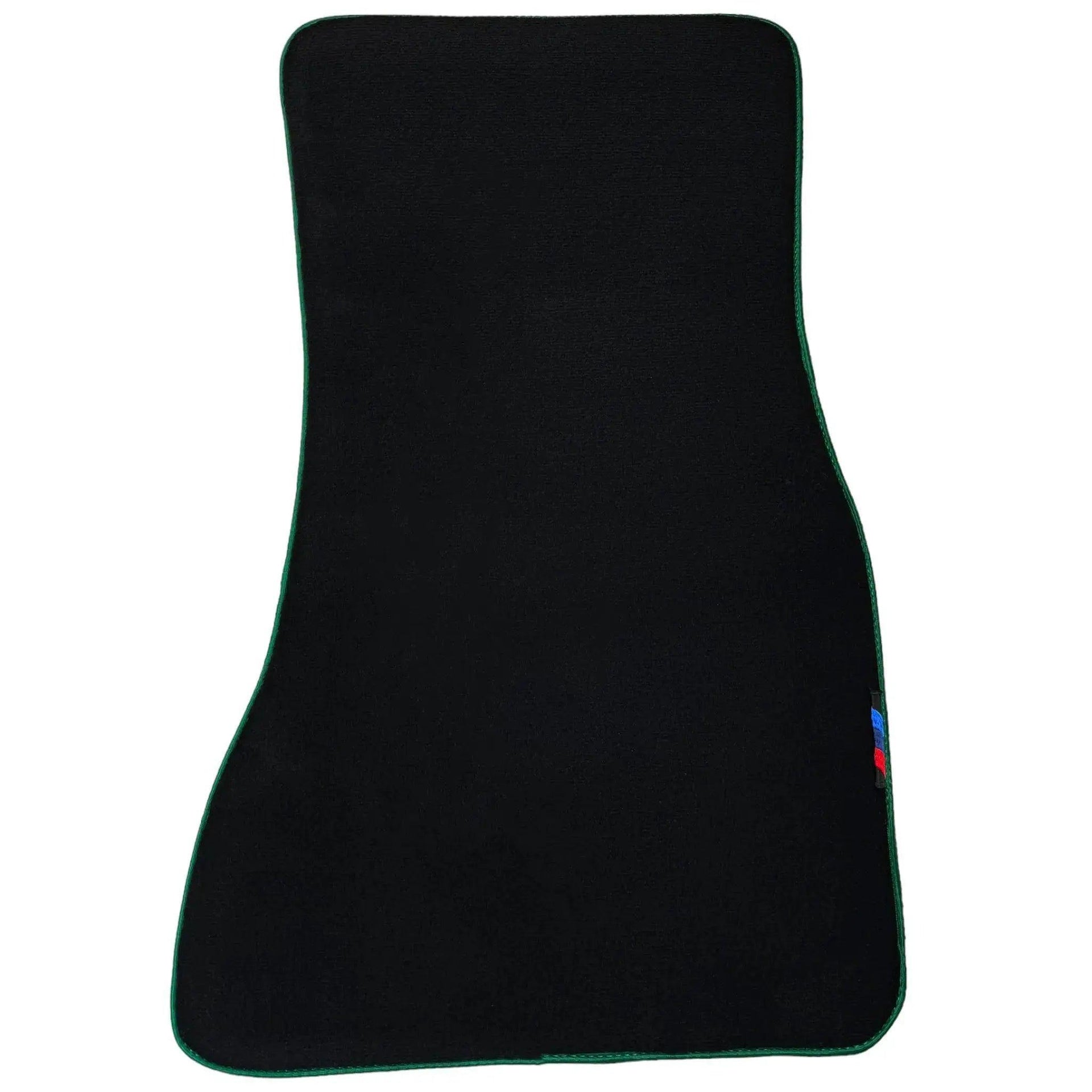 Black Floor Mats For BMW 6 Series F06 Gran Coupe | Green Trim AutoWin Brand - AutoWin