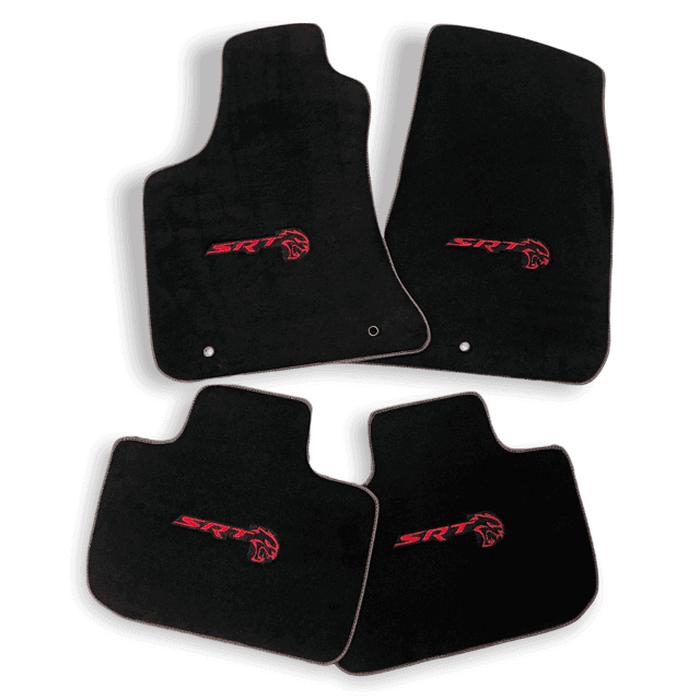Black Floor Mats For Dodge Charger SRT 2015-2024 - AutoWin