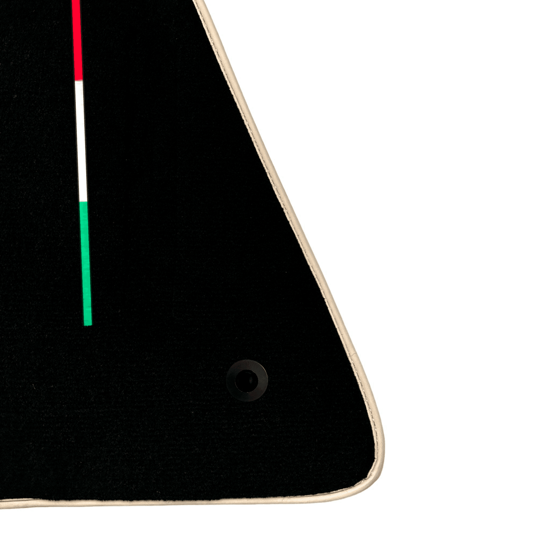 Black Floor Mats for Ferrari SF90 Stradale (2019-2024) with Beige Trim - AutoWin