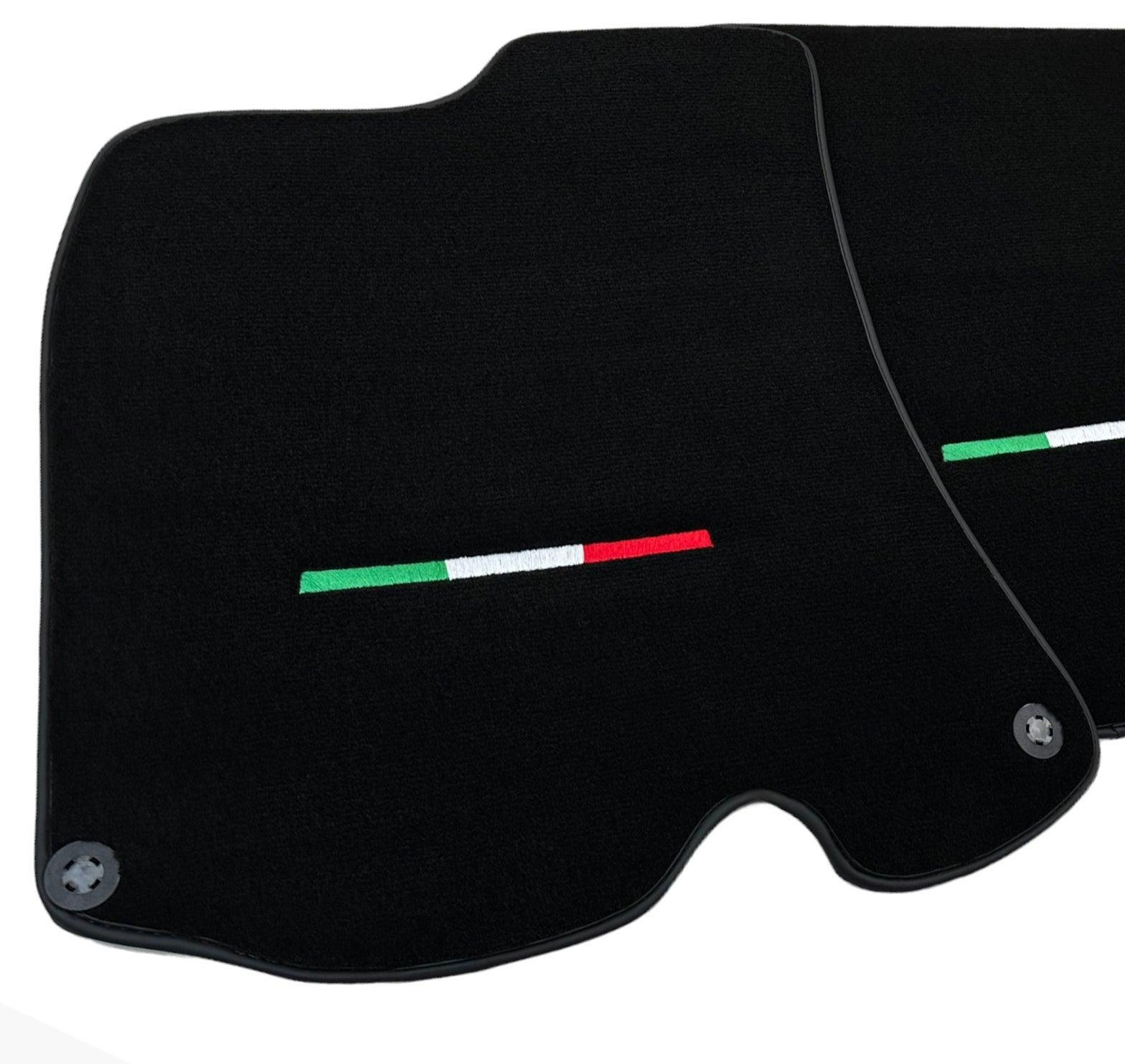 Black Floor Mats For Ferrari Portofino (2018-2023) Italian Edition - AutoWin
