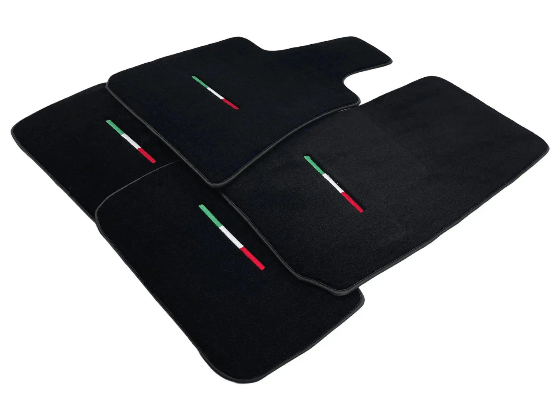 Black Floor Mats For Maserati Grecale (2023-2024) Italy Edition - AutoWin