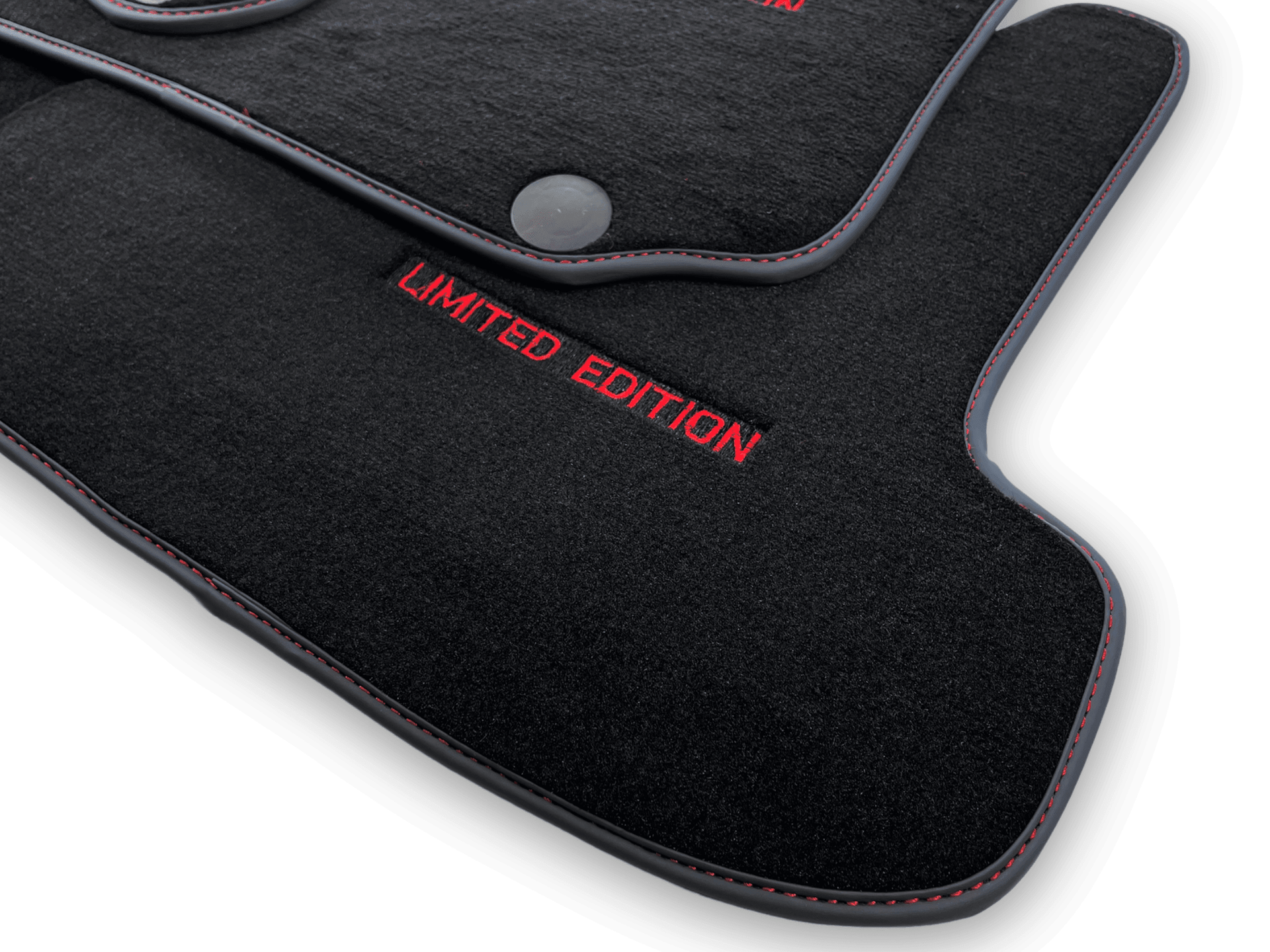Black Floor Mats For Mercedes Benz C-Class C205 Coupe (2015-2018) | Limited Edition - AutoWin