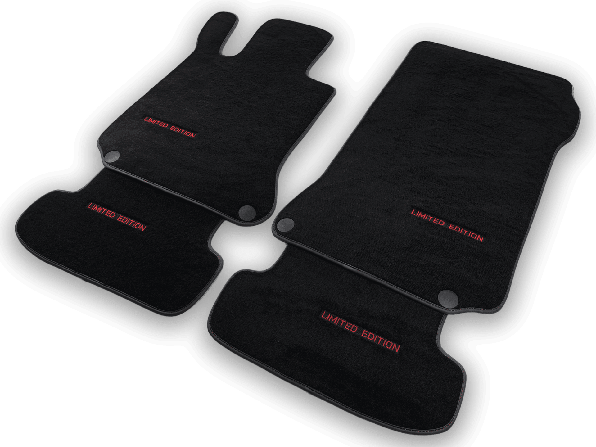 Black Floor Mats For Mercedes Benz CLC-Class CL203 (2008 - 2011) | Limited Edition - AutoWin