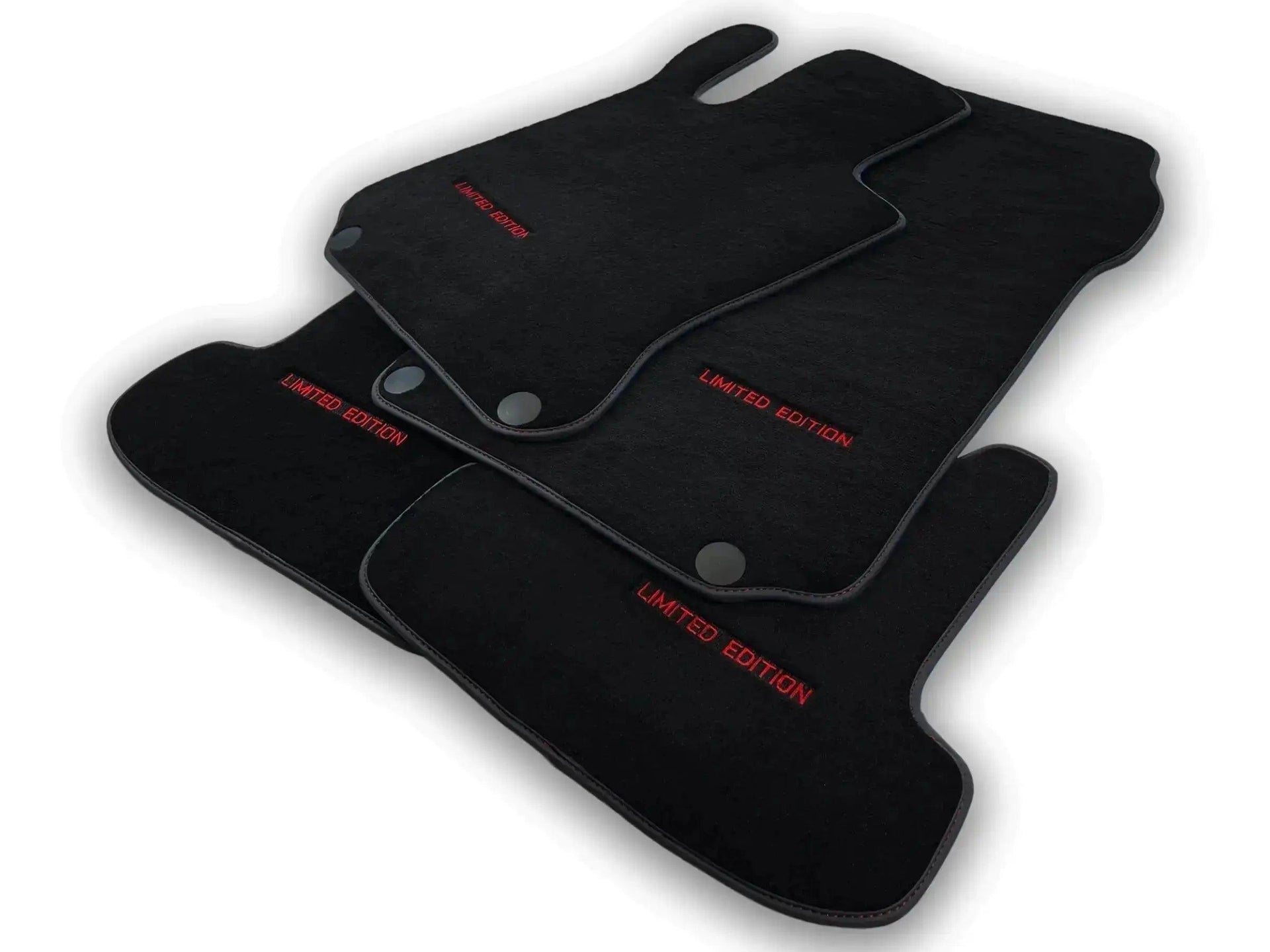 Black Floor Mats For Mercedes Benz S-Class W221 (2005-2013) Short Wheelbase | Limited Edition - AutoWin