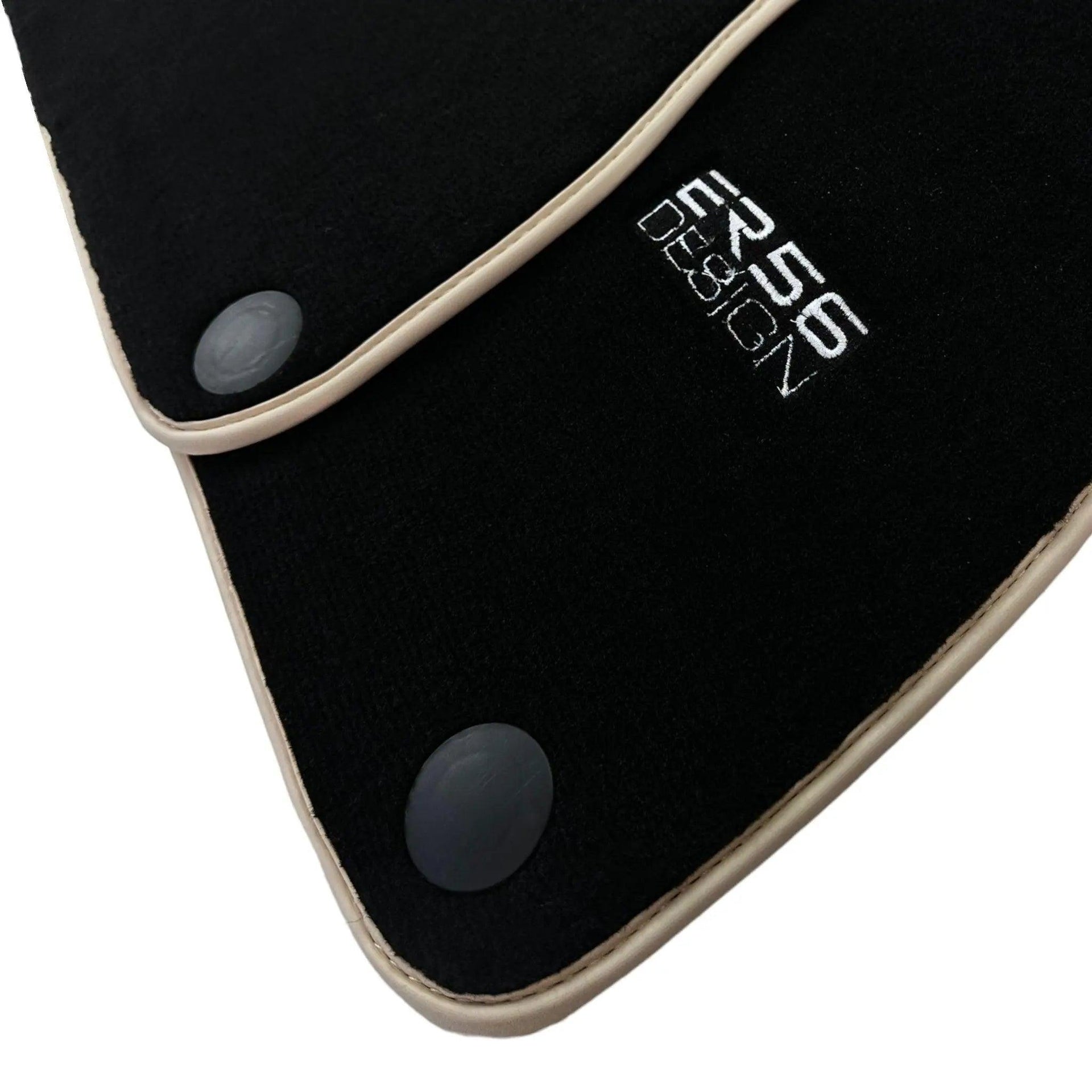 Black Floor Mats For Mercedes-Benz SL-Class R232 (2022-2023) ER56 Design - AutoWin